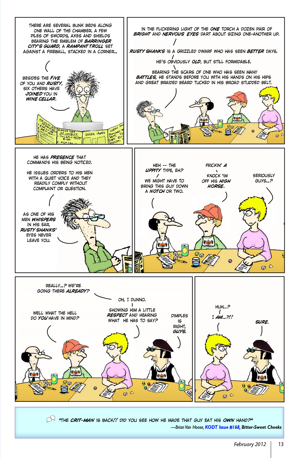 Read online Knights of the Dinner Table comic -  Issue #184 - 15