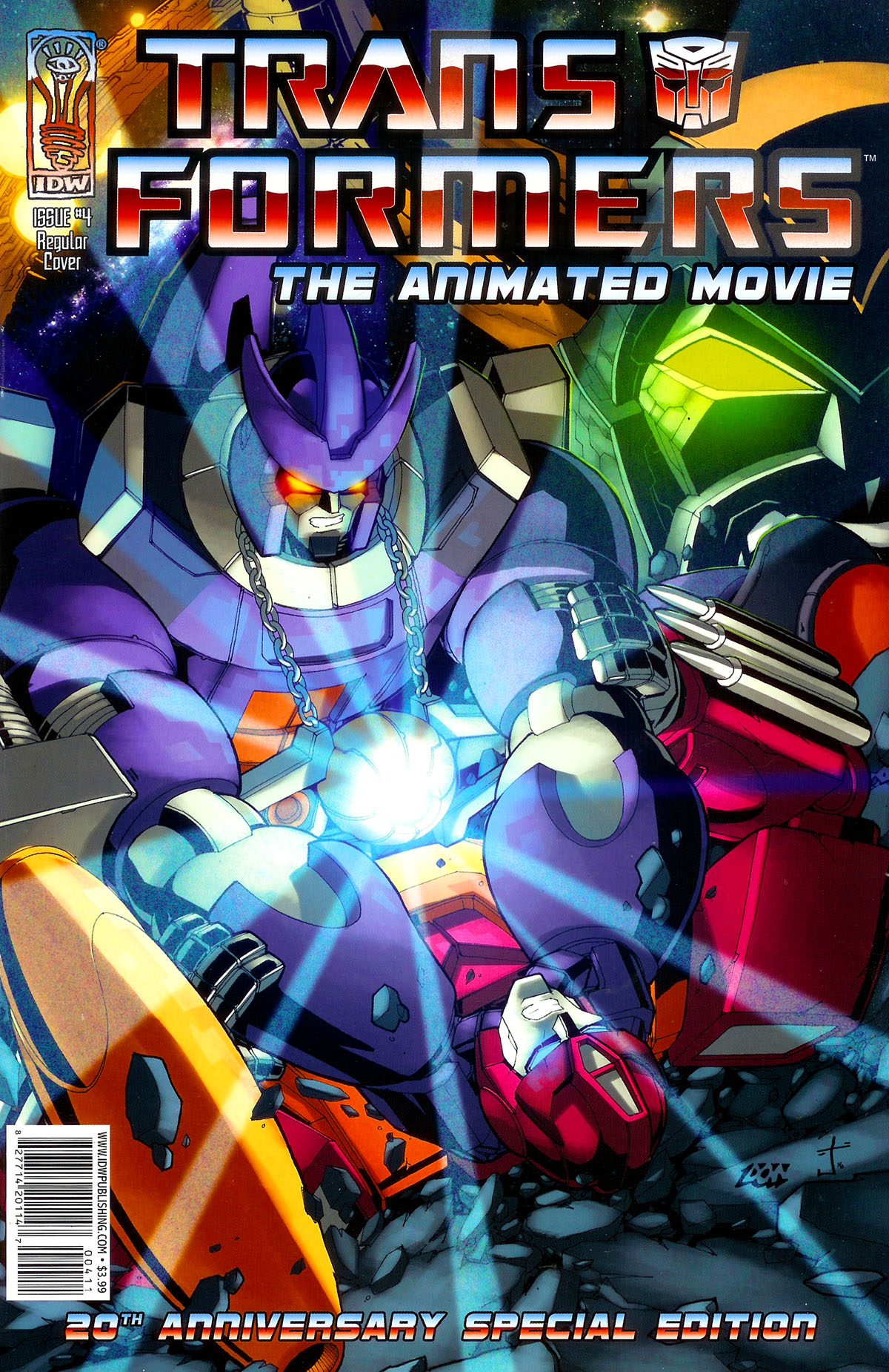 Read online The Transformers: The Animated Movie comic -  Issue #4 - 1