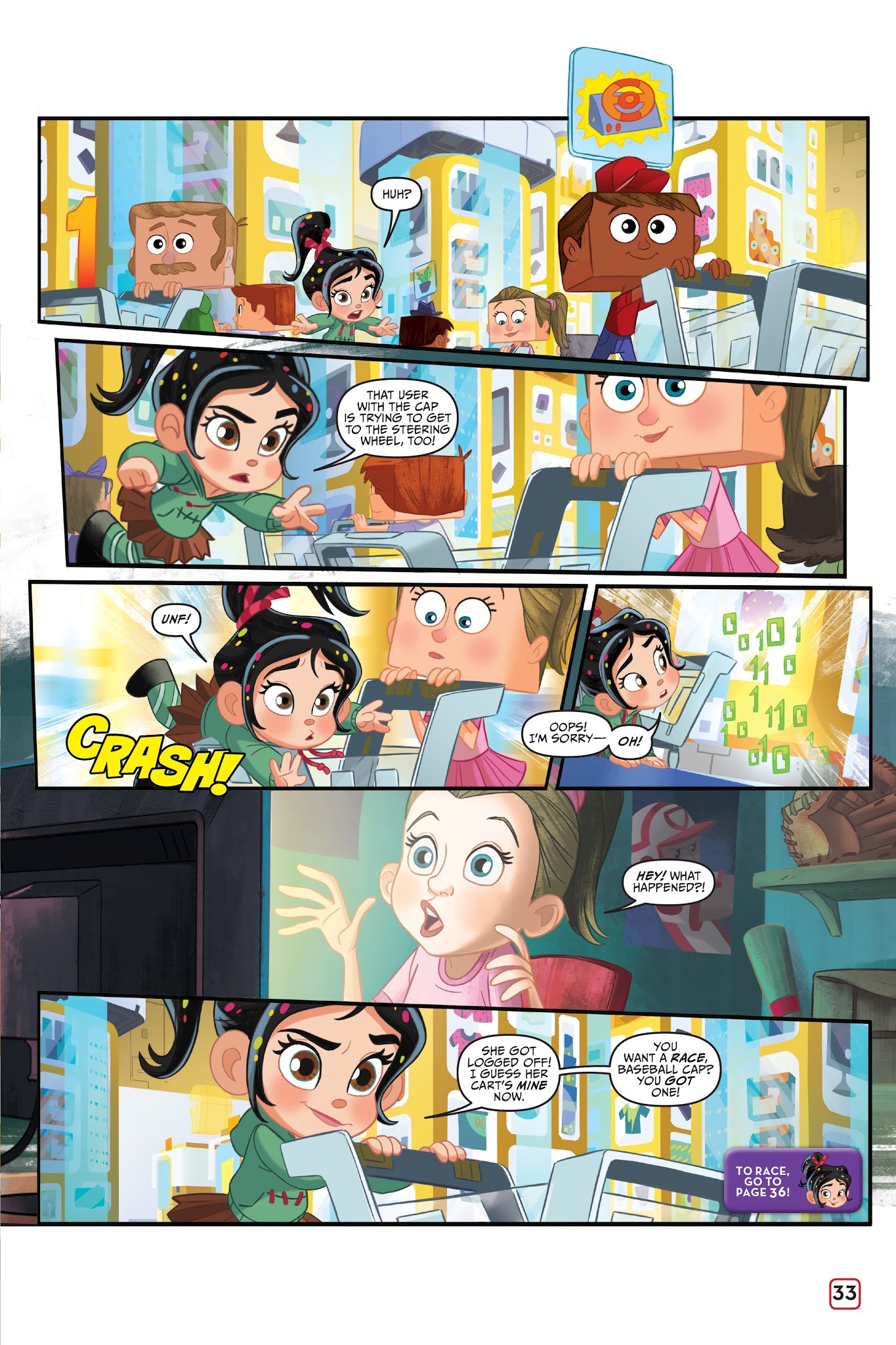 Read online Disney Ralph Breaks the Internet: Click Start- Select-Your-Story Adventure comic -  Issue # Full - 32