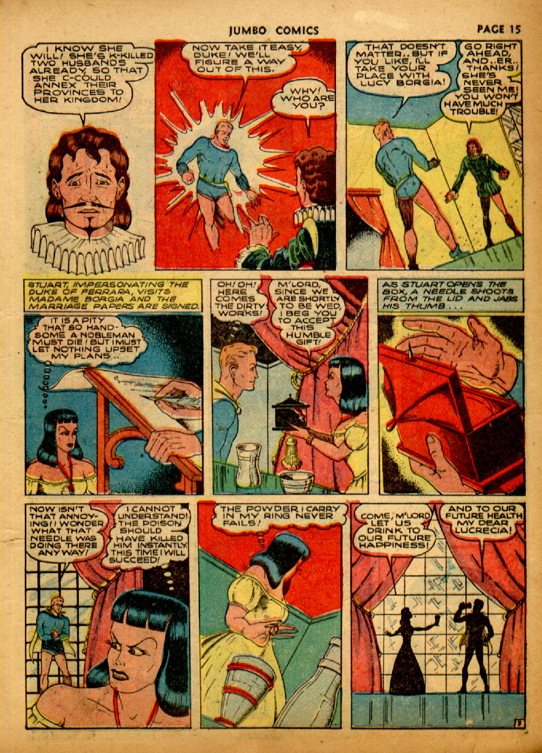 Read online Jumbo Comics comic -  Issue #27 - 16