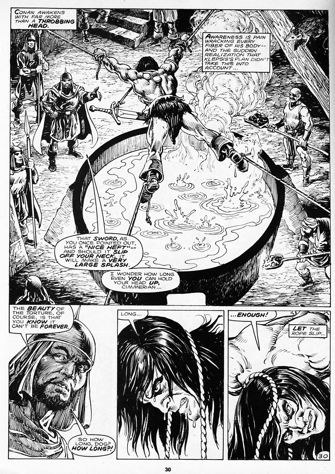 Read online The Savage Sword Of Conan comic -  Issue #180 - 32
