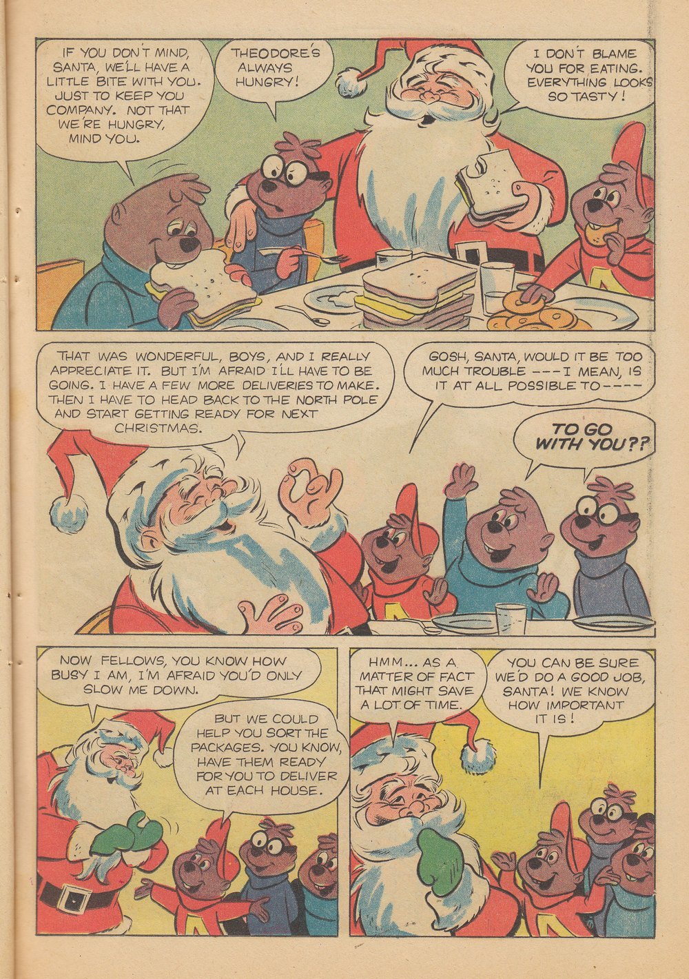 Read online Alvin and His Pals in Merry Christmas with Clyde Crashcup and Leonardo comic -  Issue # Full - 49