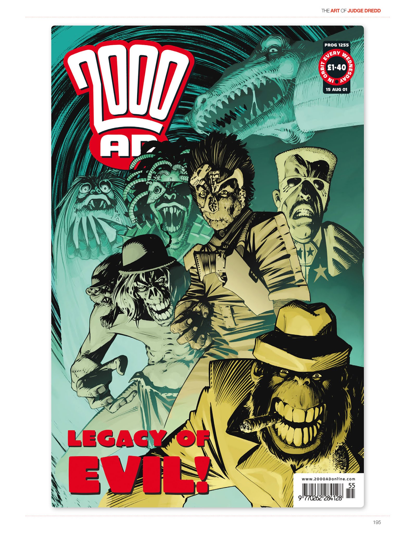 Read online The Art of Judge Dredd: Featuring 35 Years of Zarjaz Covers comic -  Issue # TPB (Part 3) - 16