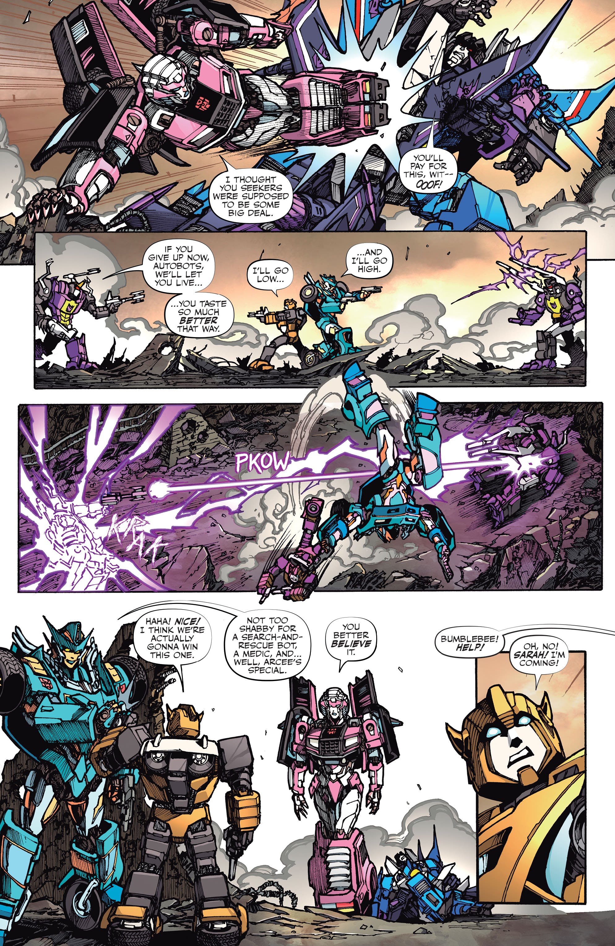 Read online Transformers vs. the Terminator comic -  Issue #4 - 12