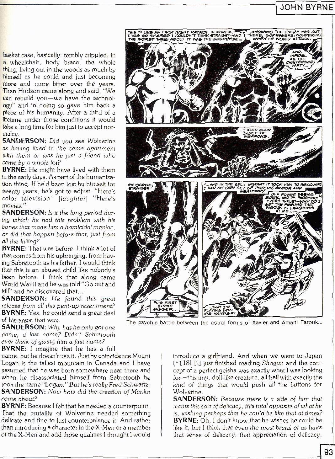 Read online The X-Men Companion comic -  Issue #2 - 93
