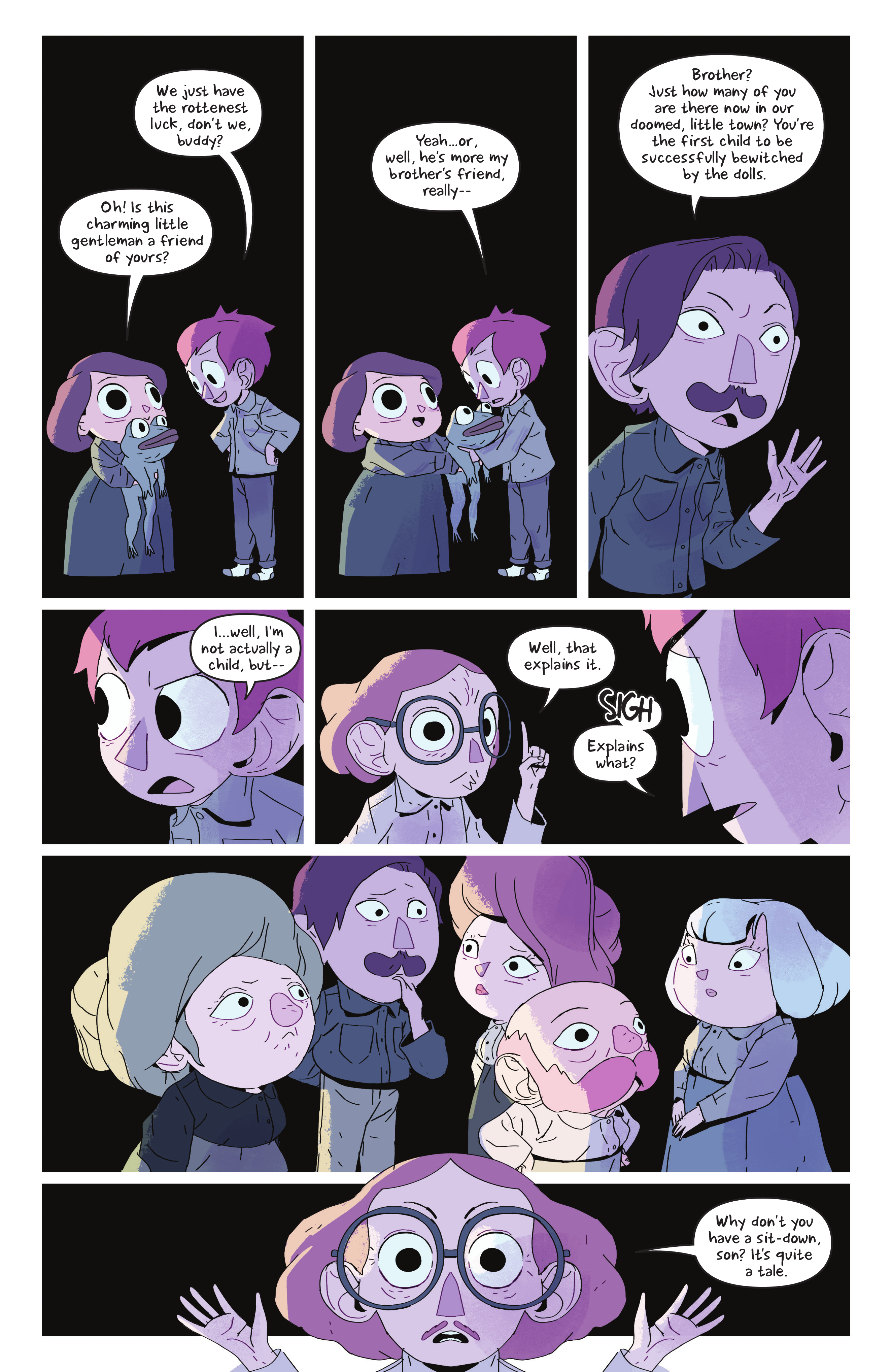 Read online Over the Garden Wall: Hollow Town comic -  Issue # TPB - 88