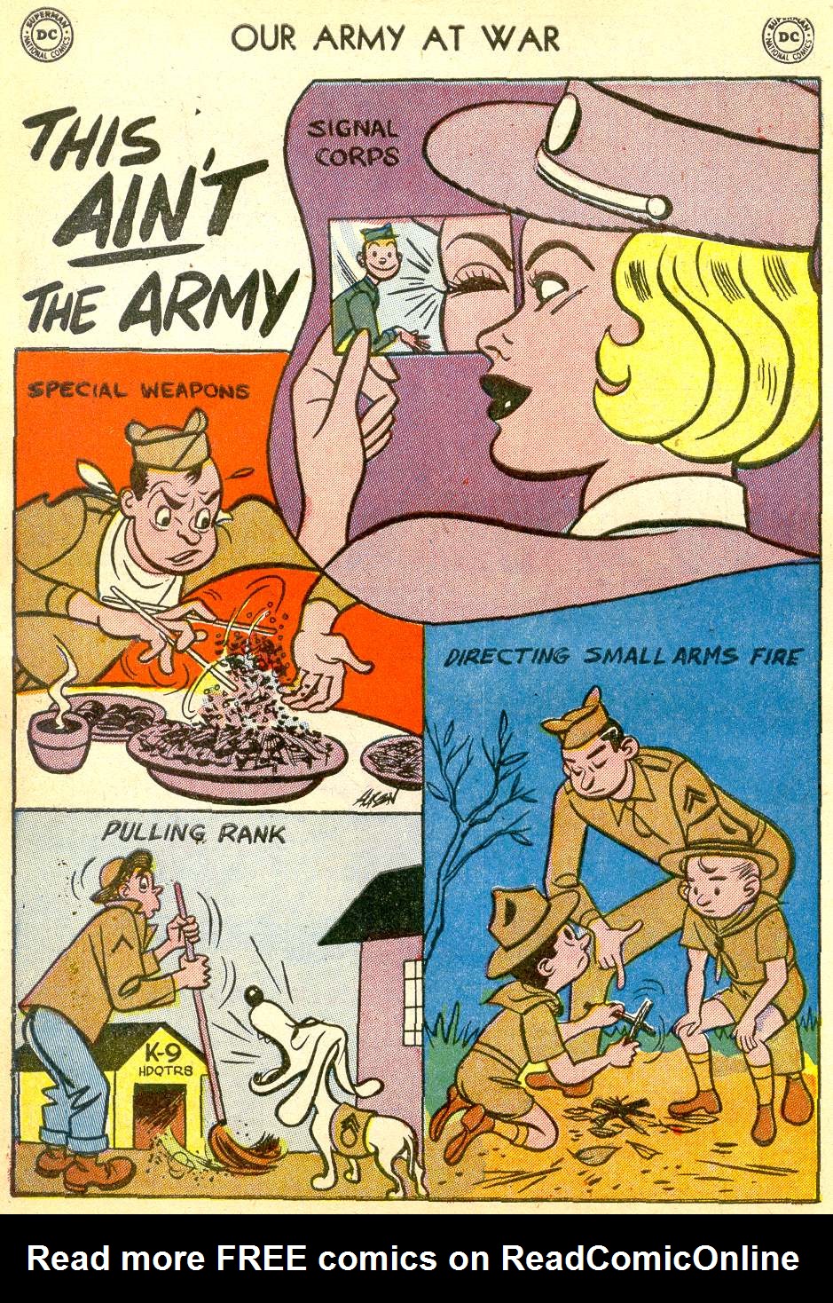 Read online Our Army at War (1952) comic -  Issue #10 - 10