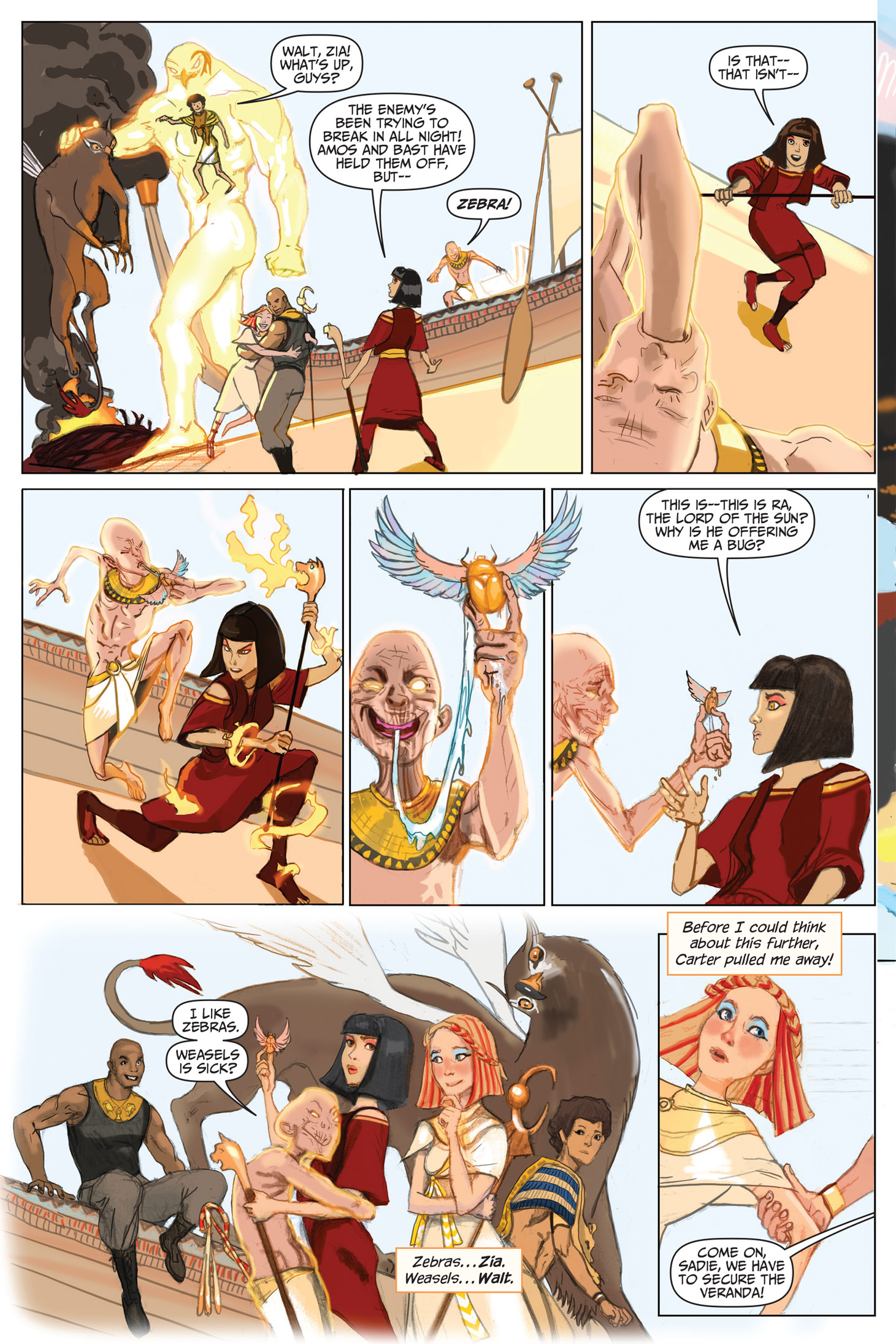Read online The Kane Chronicles comic -  Issue # TPB 2 - 140