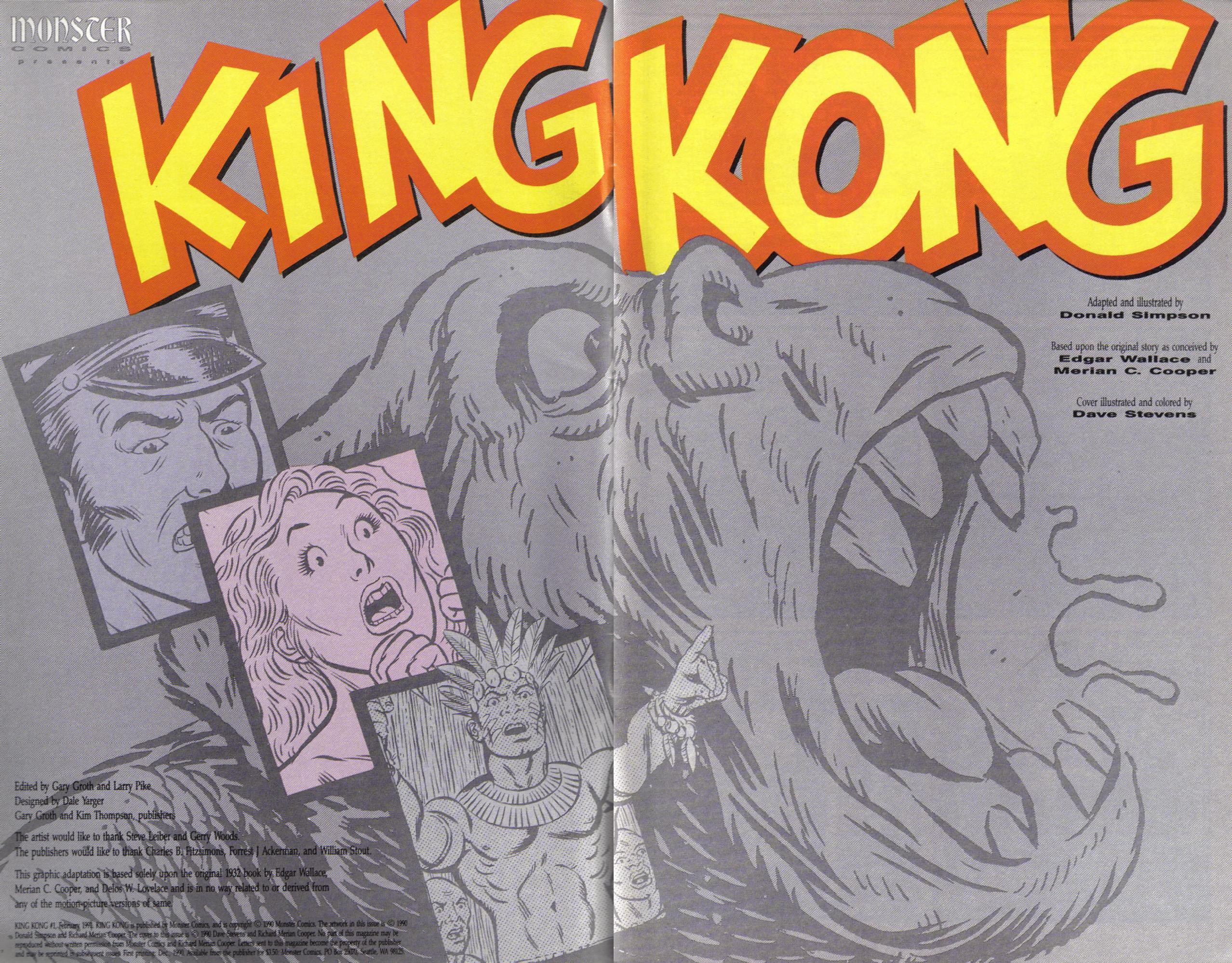 Read online King Kong (1991) comic -  Issue #1 - 2