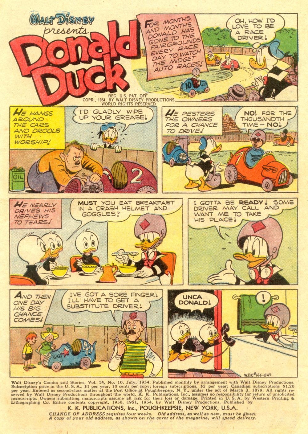 Read online Walt Disney's Comics and Stories comic -  Issue #166 - 3