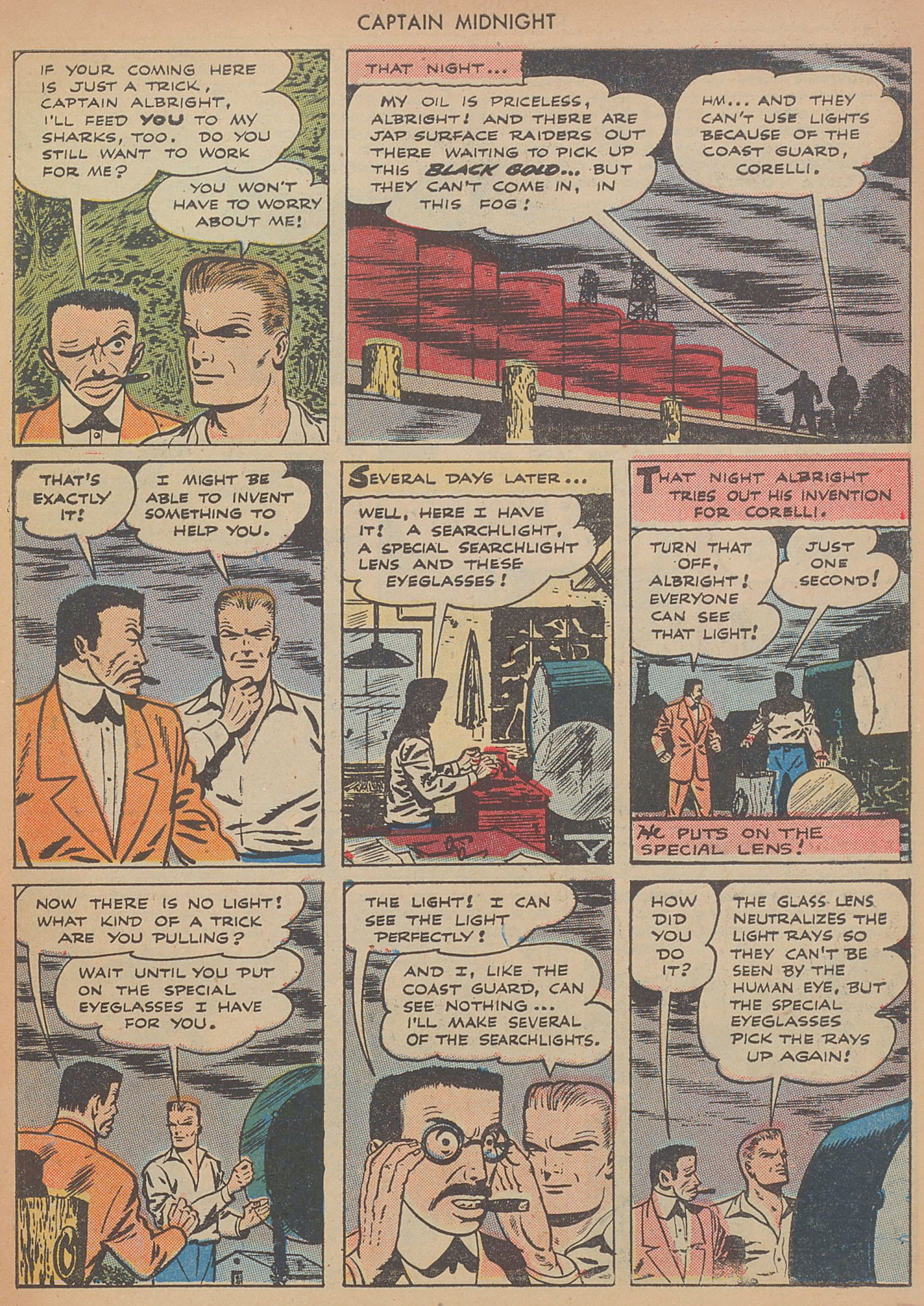 Read online Captain Midnight (1942) comic -  Issue #29 - 7
