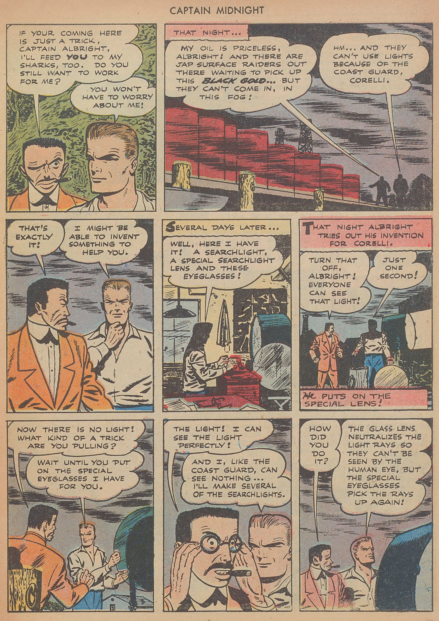 Read online Captain Midnight (1942) comic -  Issue #29 - 7