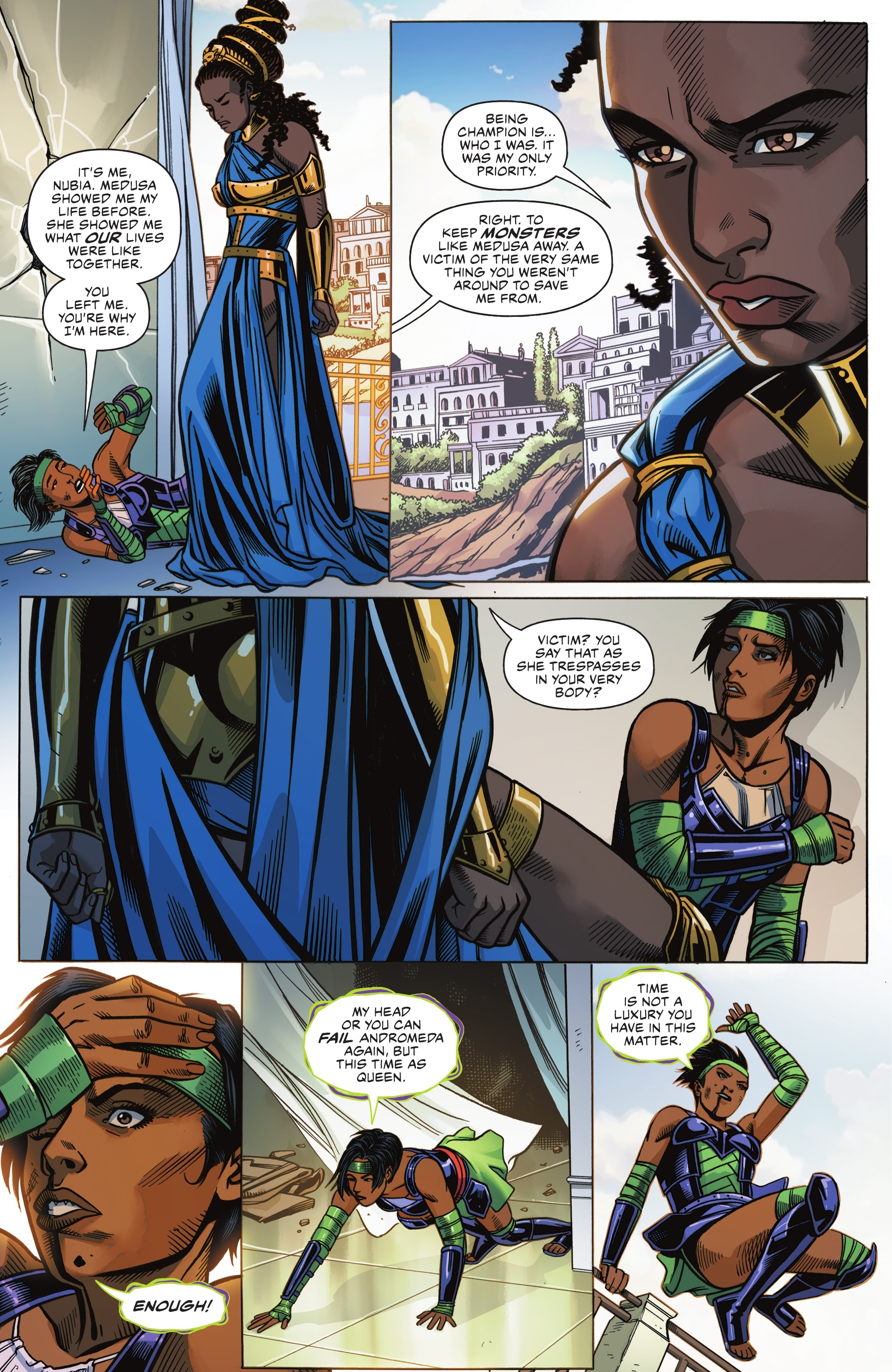 Read online Nubia & the Amazons comic -  Issue #3 - 22