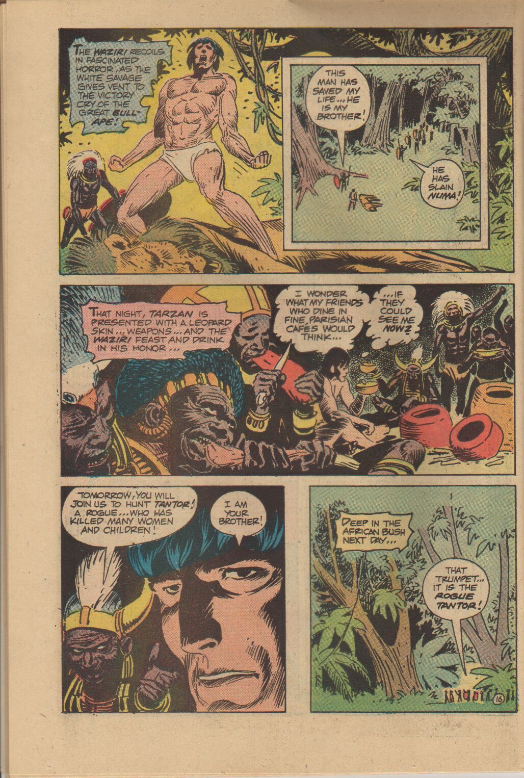 Read online Tarzan (1972) comic -  Issue #221 - 17