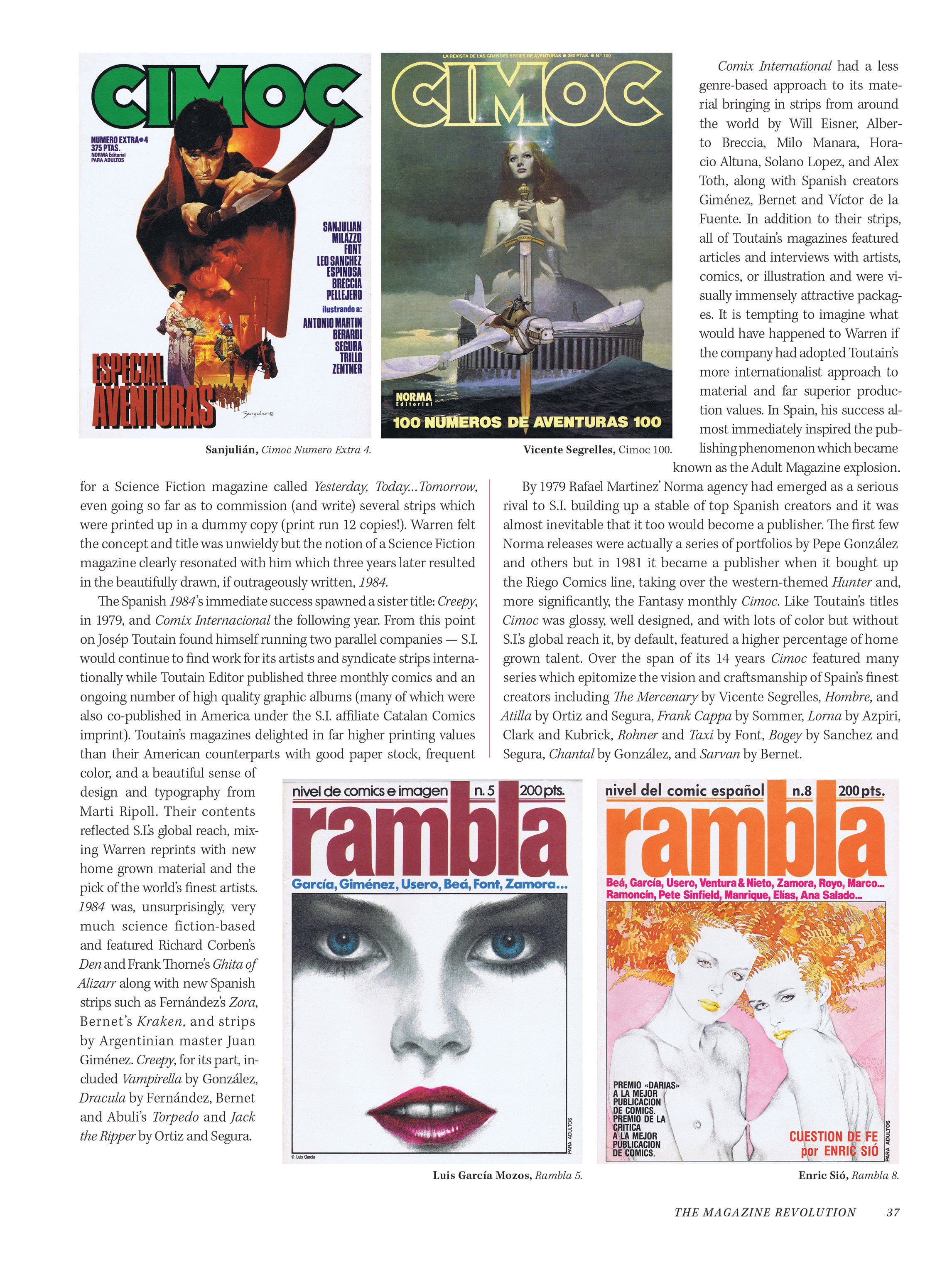 Read online Masters of Spanish Comic Book Art comic -  Issue # TPB (Part 1) - 38