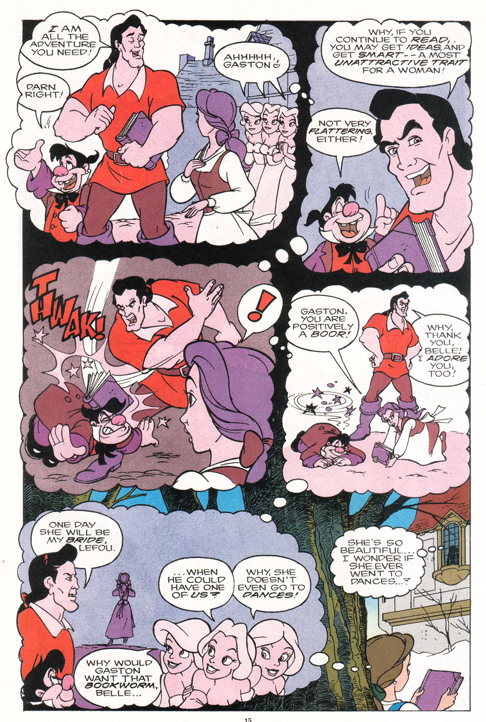 Read online Disney's Beauty and the Beast comic -  Issue #5 - 17