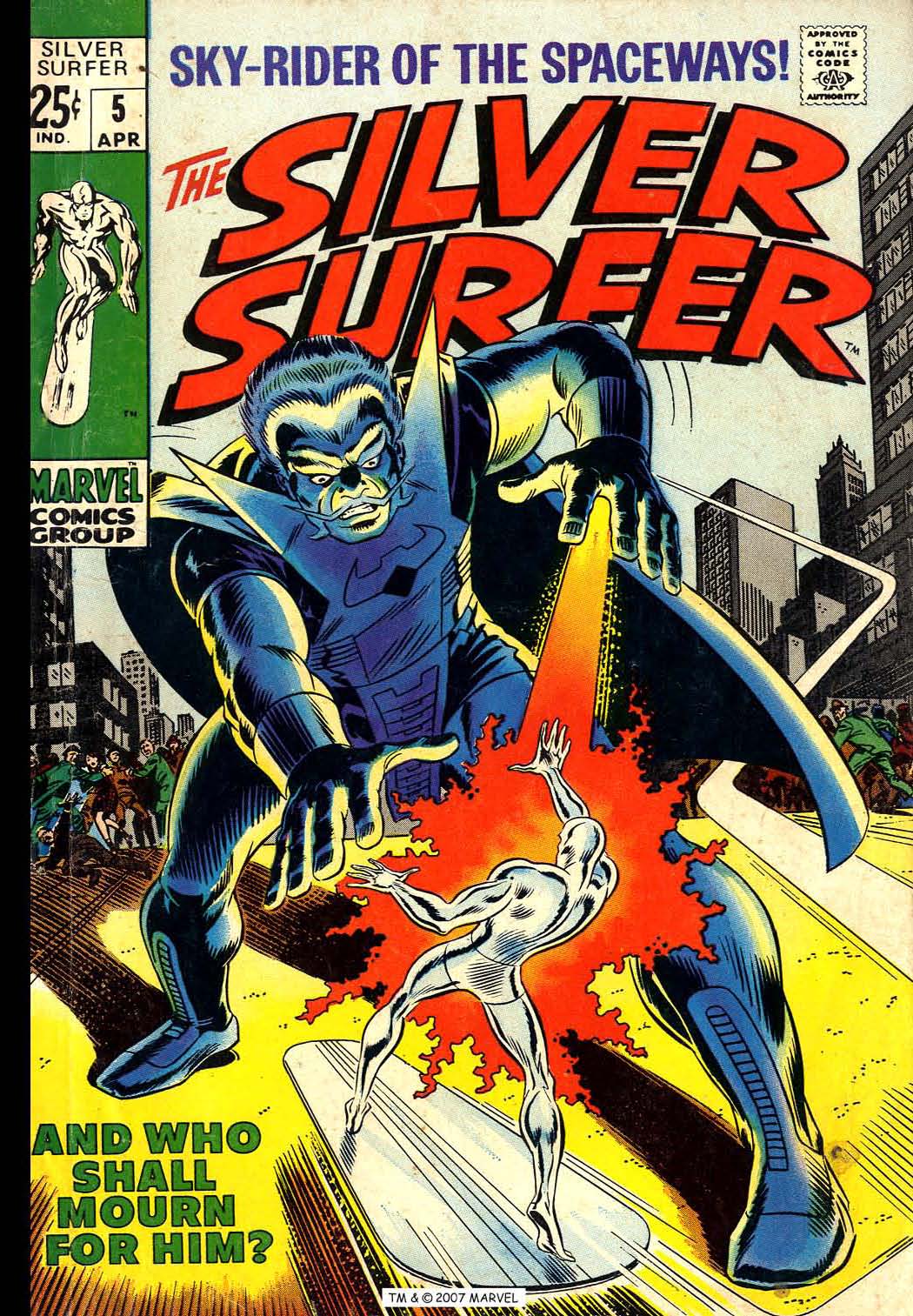 Read online Silver Surfer (1968) comic -  Issue #5 - 1