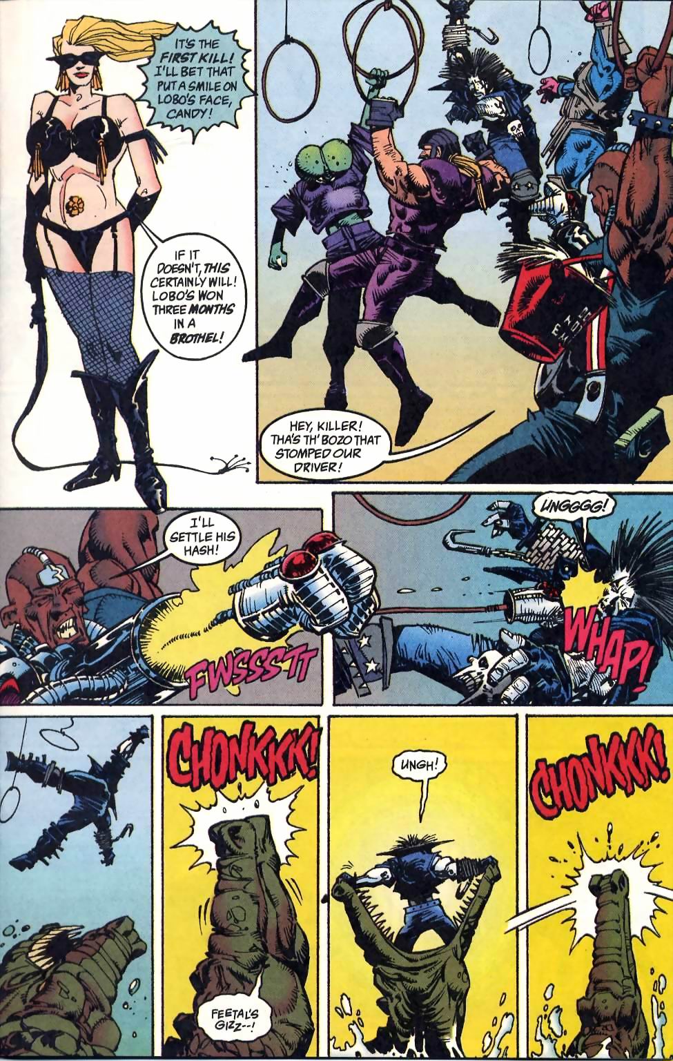 Read online Lobo: Unamerican Gladiators comic -  Issue #2 - 10