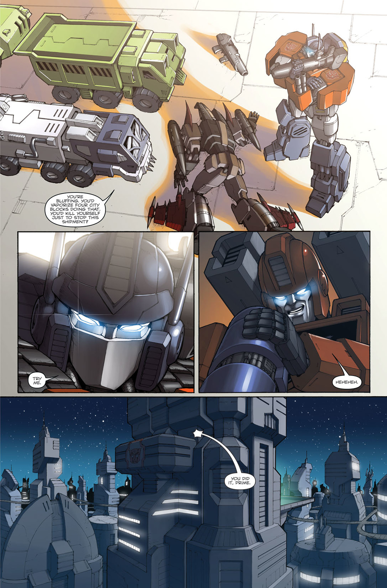 Read online The Transformers Ironhide comic Issue 1