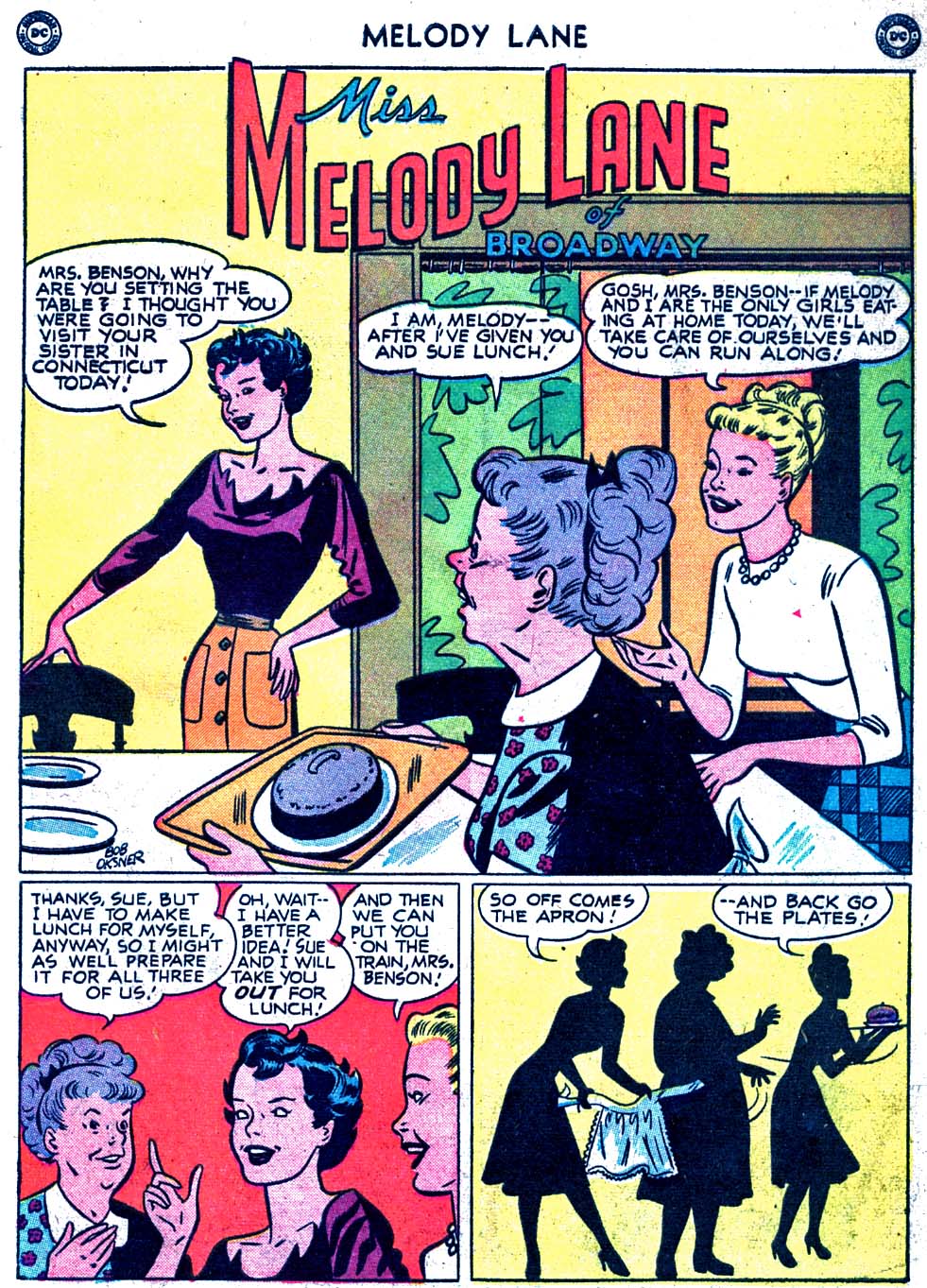 Read online Miss Melody Lane of Broadway comic -  Issue #2 - 3