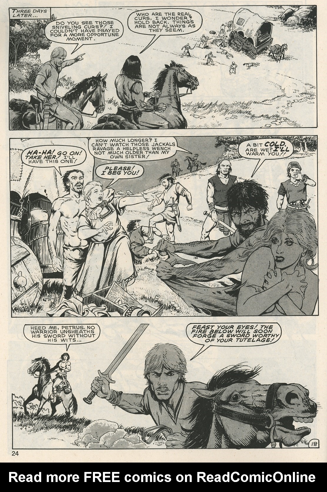 Read online The Savage Sword Of Conan comic -  Issue #126 - 24