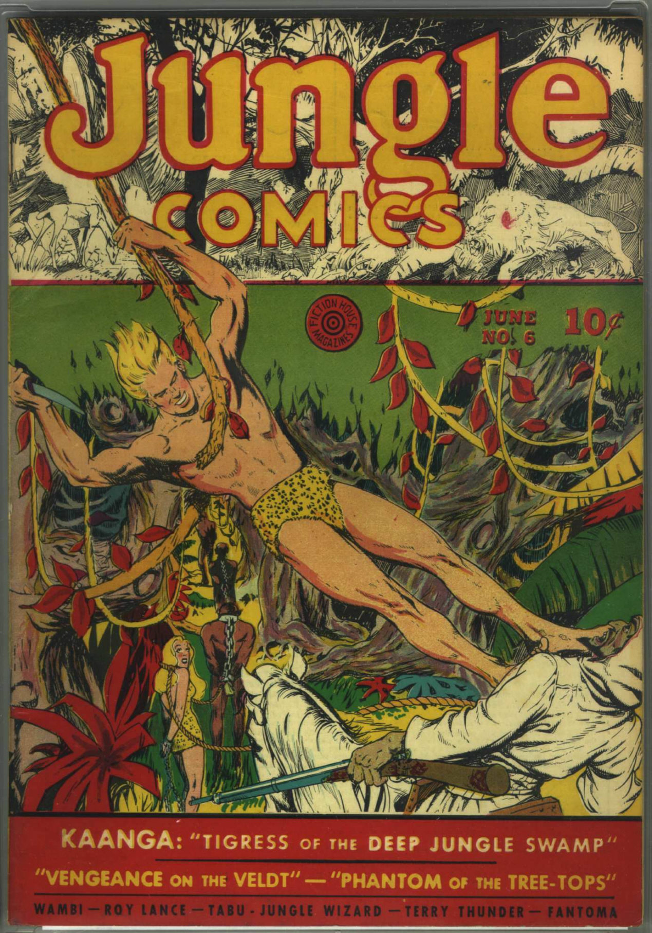 Read online Jungle Comics comic -  Issue #6 - 1