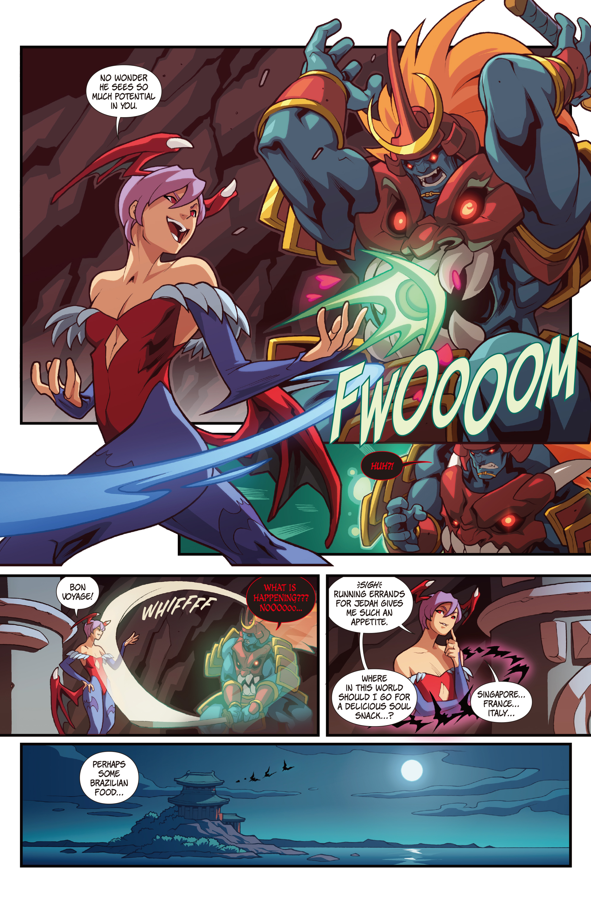 Read online Street Fighter VS Darkstalkers comic -  Issue #2 - 7