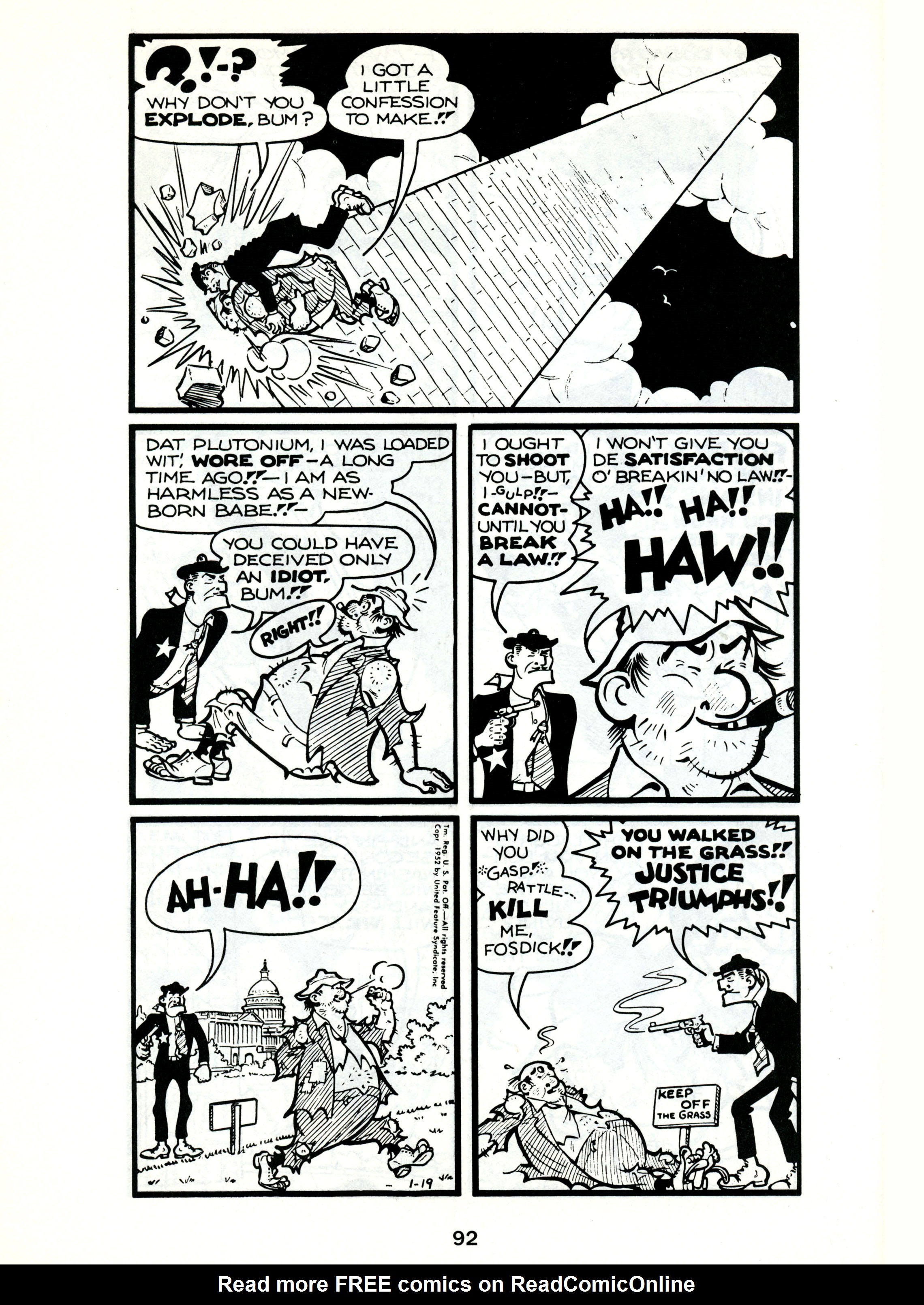 Read online Fearless Fosdick comic -  Issue # TPB - 93