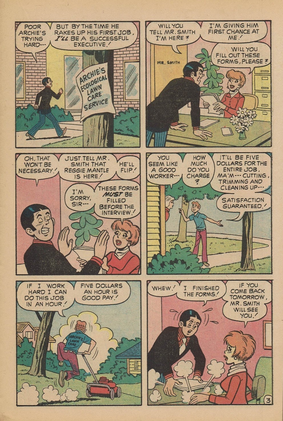 Read online Reggie and Me (1966) comic -  Issue #57 - 15