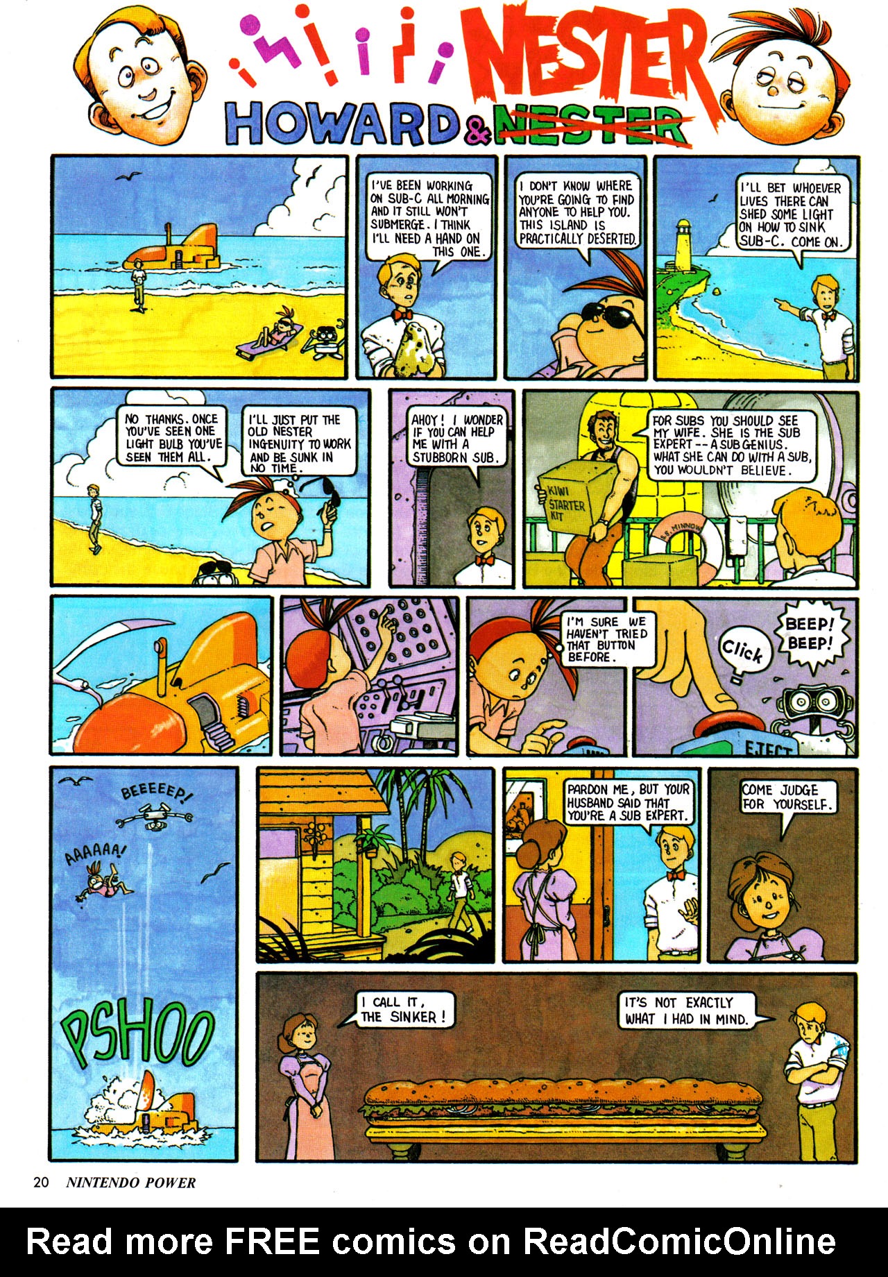 Read online Nintendo Power comic -  Issue #22 - 23