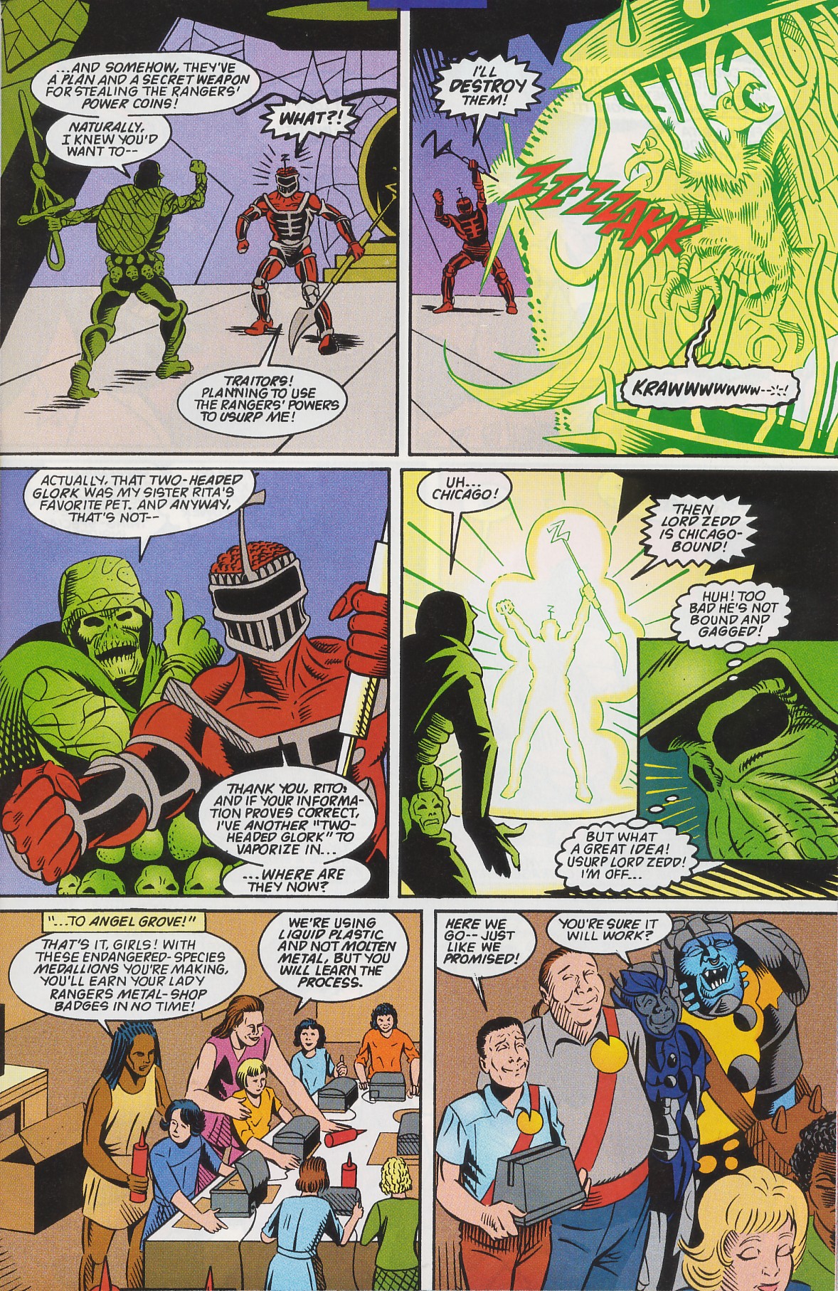 Read online Saban's Mighty Morphin' Power Rangers comic -  Issue #2 - 24