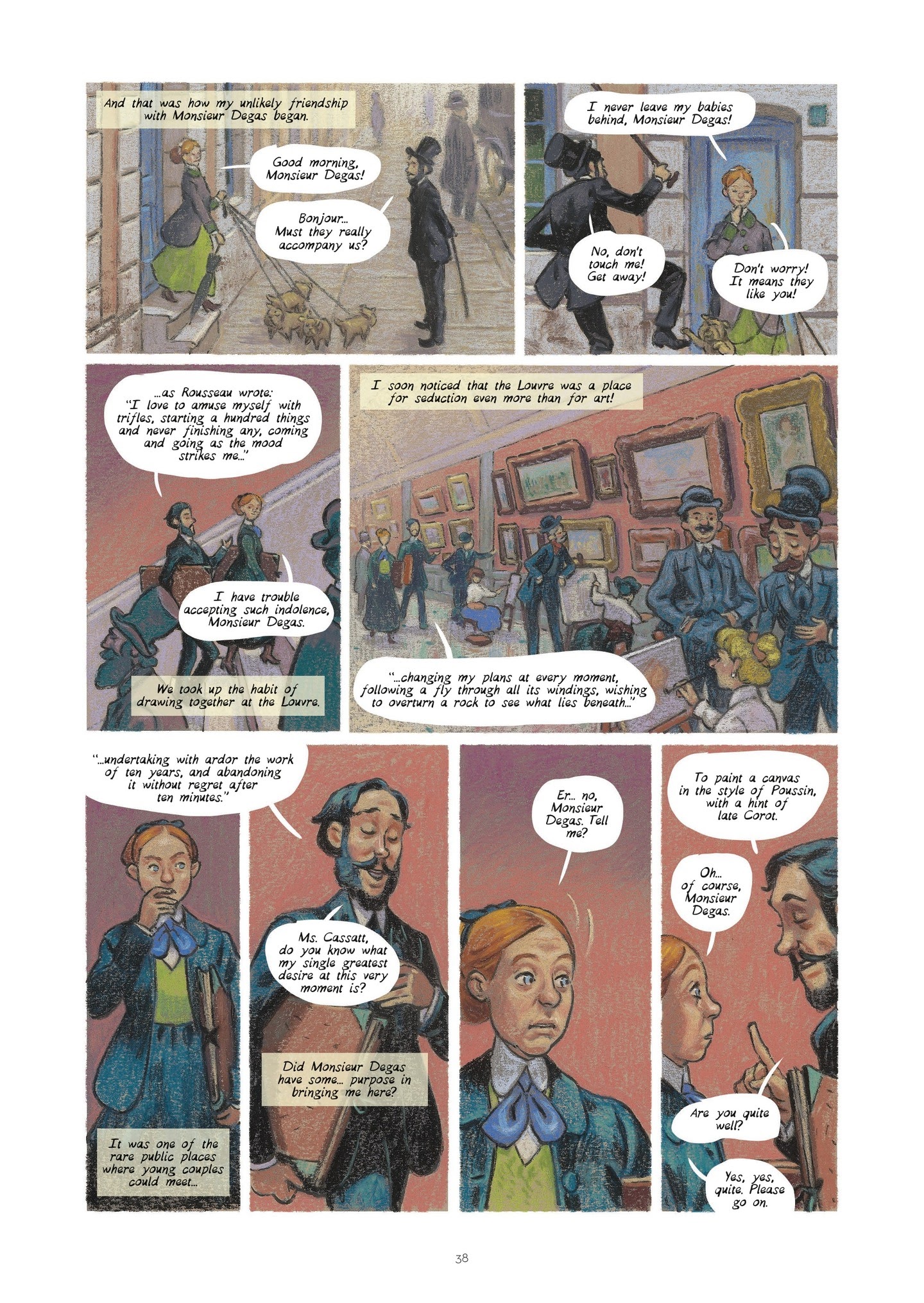 Read online Degas and Cassatt: The Dance of Solitude comic -  Issue # TPB - 37