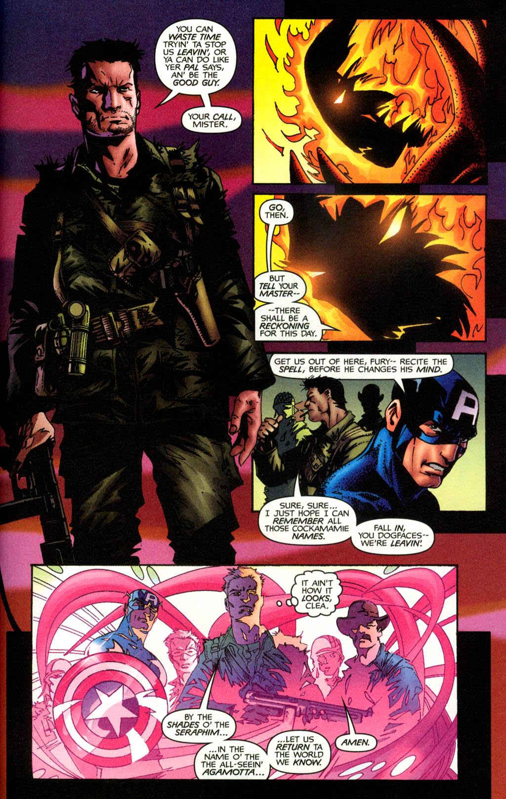 Read online Captain America/Nick Fury: The Otherworld War comic -  Issue # Full - 52