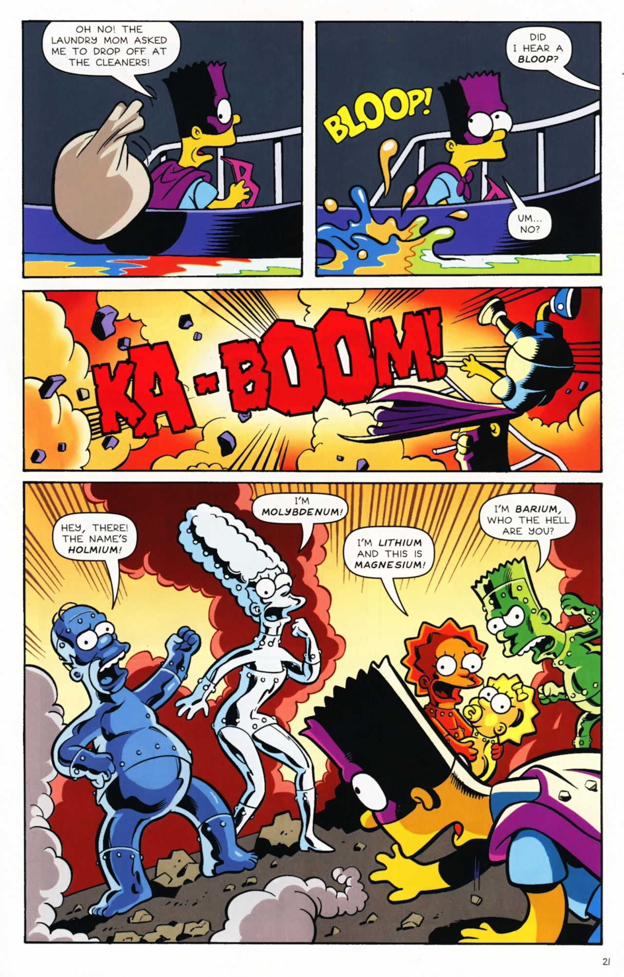 Read online Bongo Comics Presents Simpsons Super Spectacular comic -  Issue #12 - 23