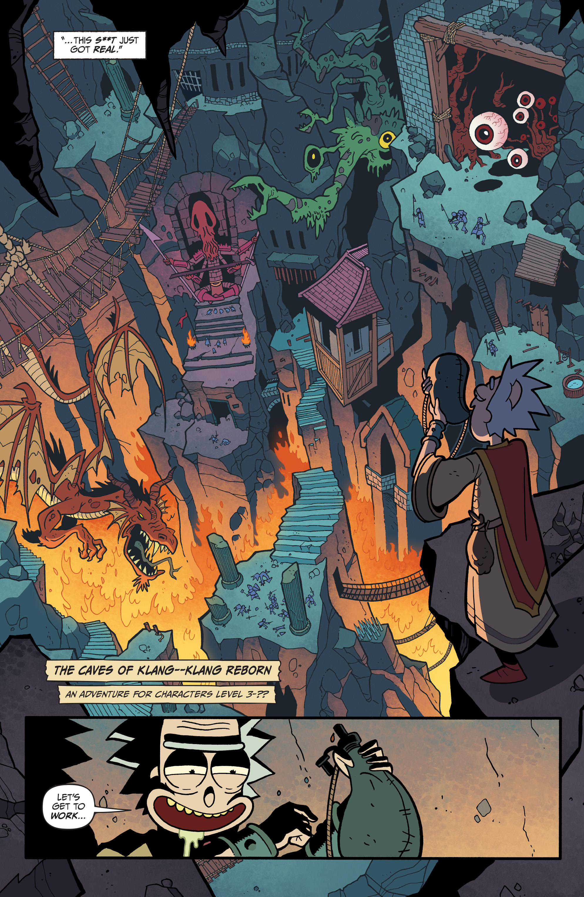Read online Rick and Morty vs. Dungeons & Dragons II: Painscape comic -  Issue #3 - 21