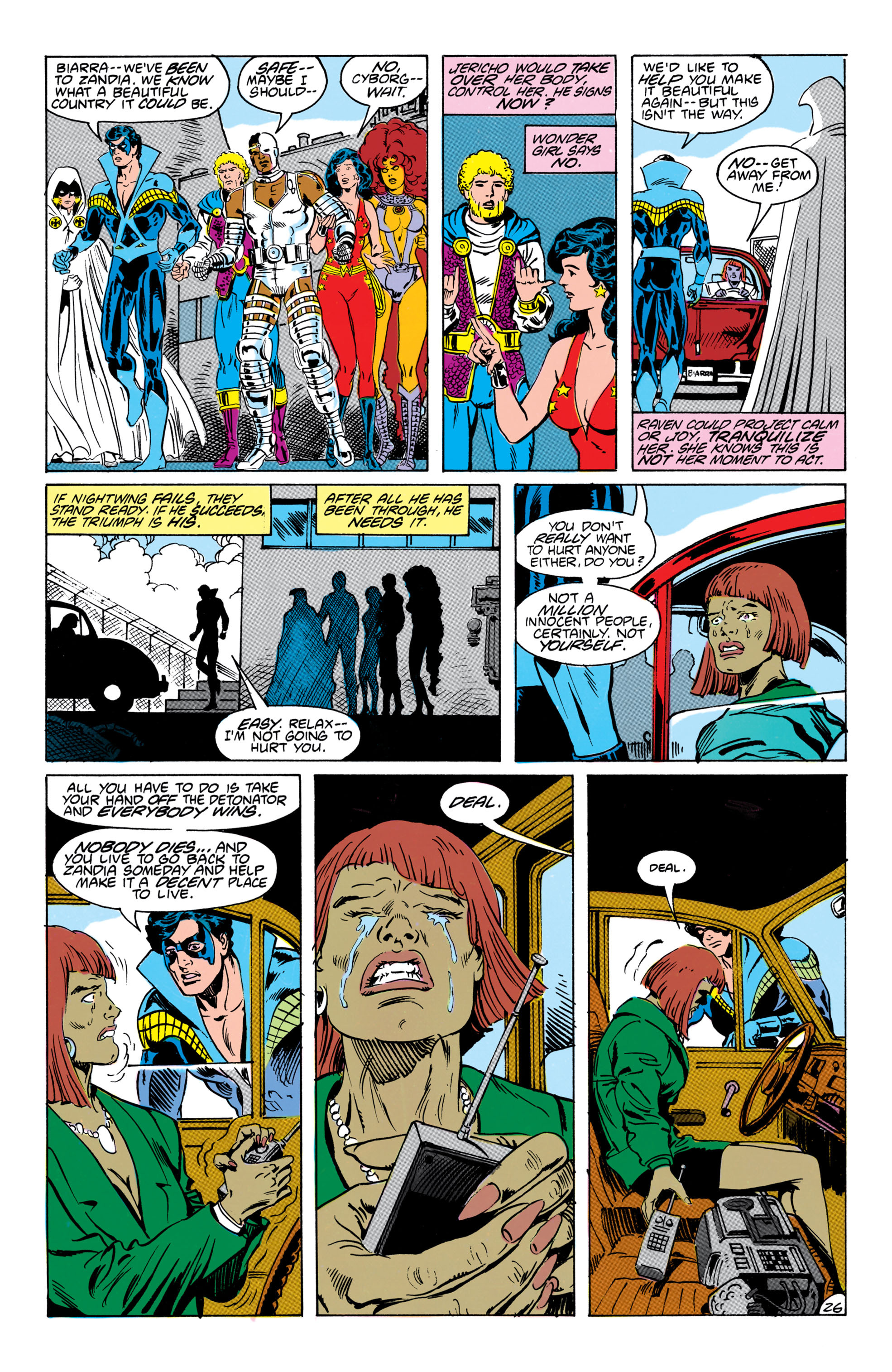 Read online The New Teen Titans (1984) comic -  Issue #33 - 27