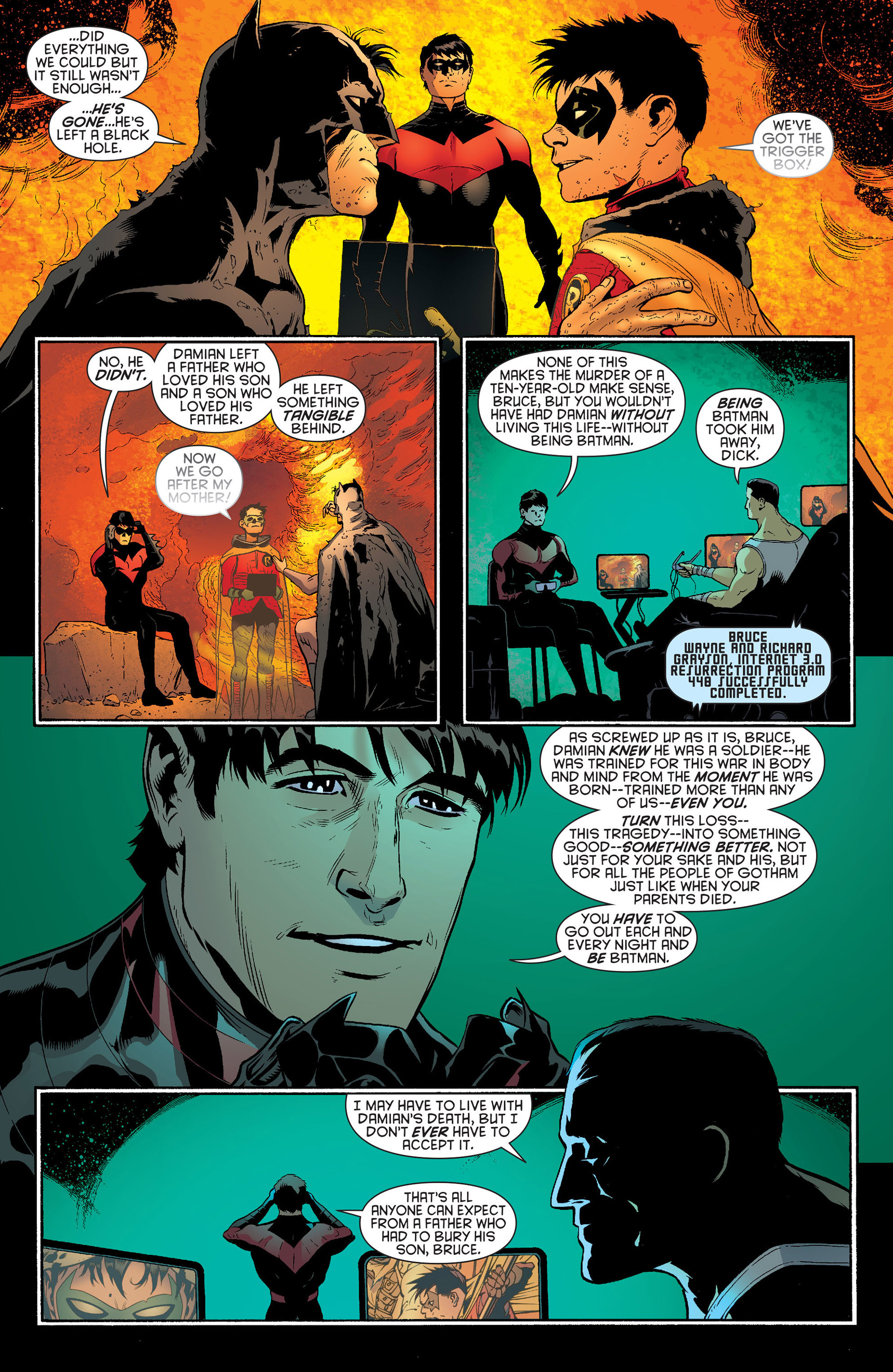 Read online Batman and Robin (2011) comic -  Issue #23 - Batman and Nightwing - 15