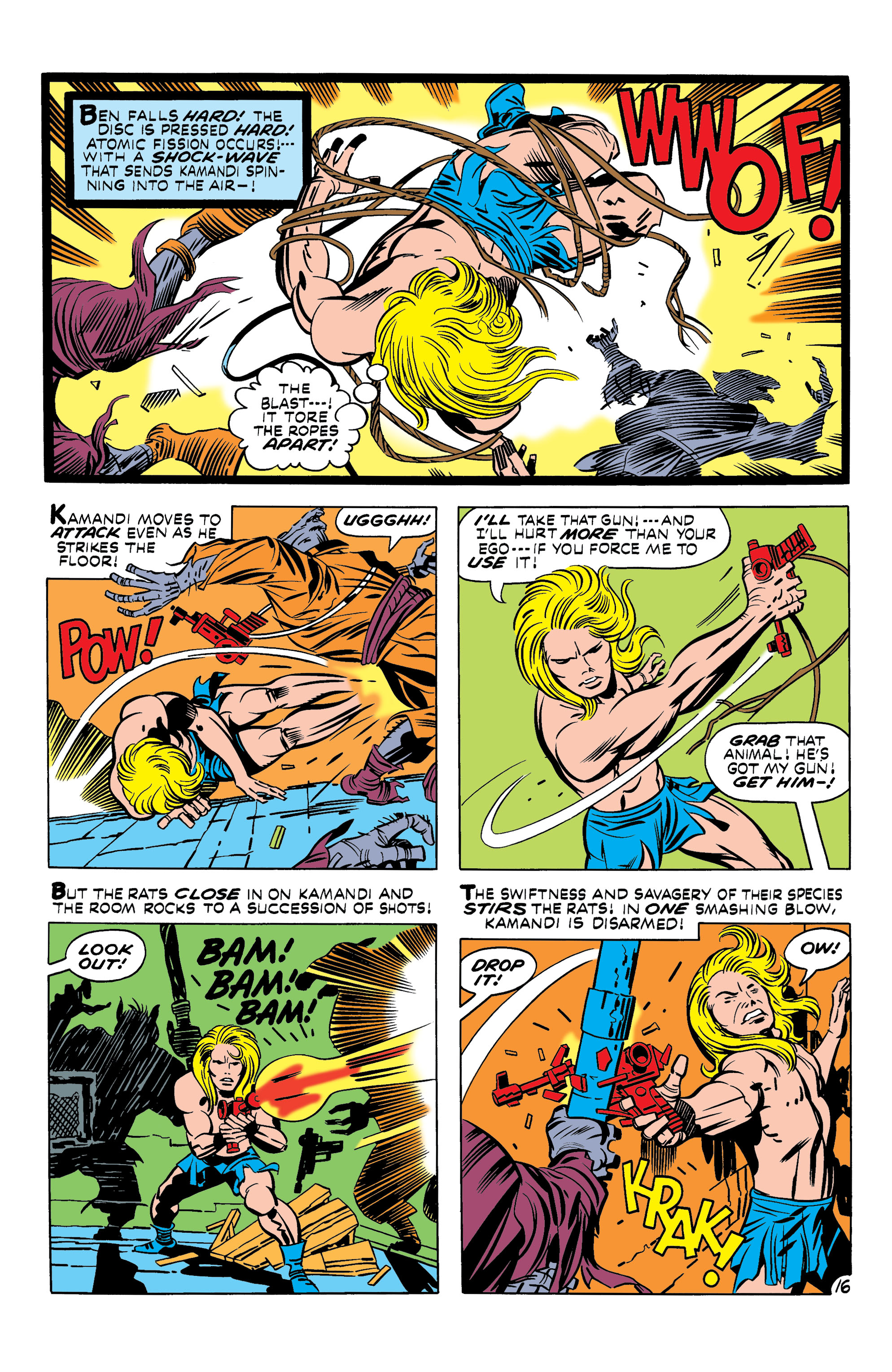 Read online Kamandi, The Last Boy On Earth comic -  Issue #2 - 16