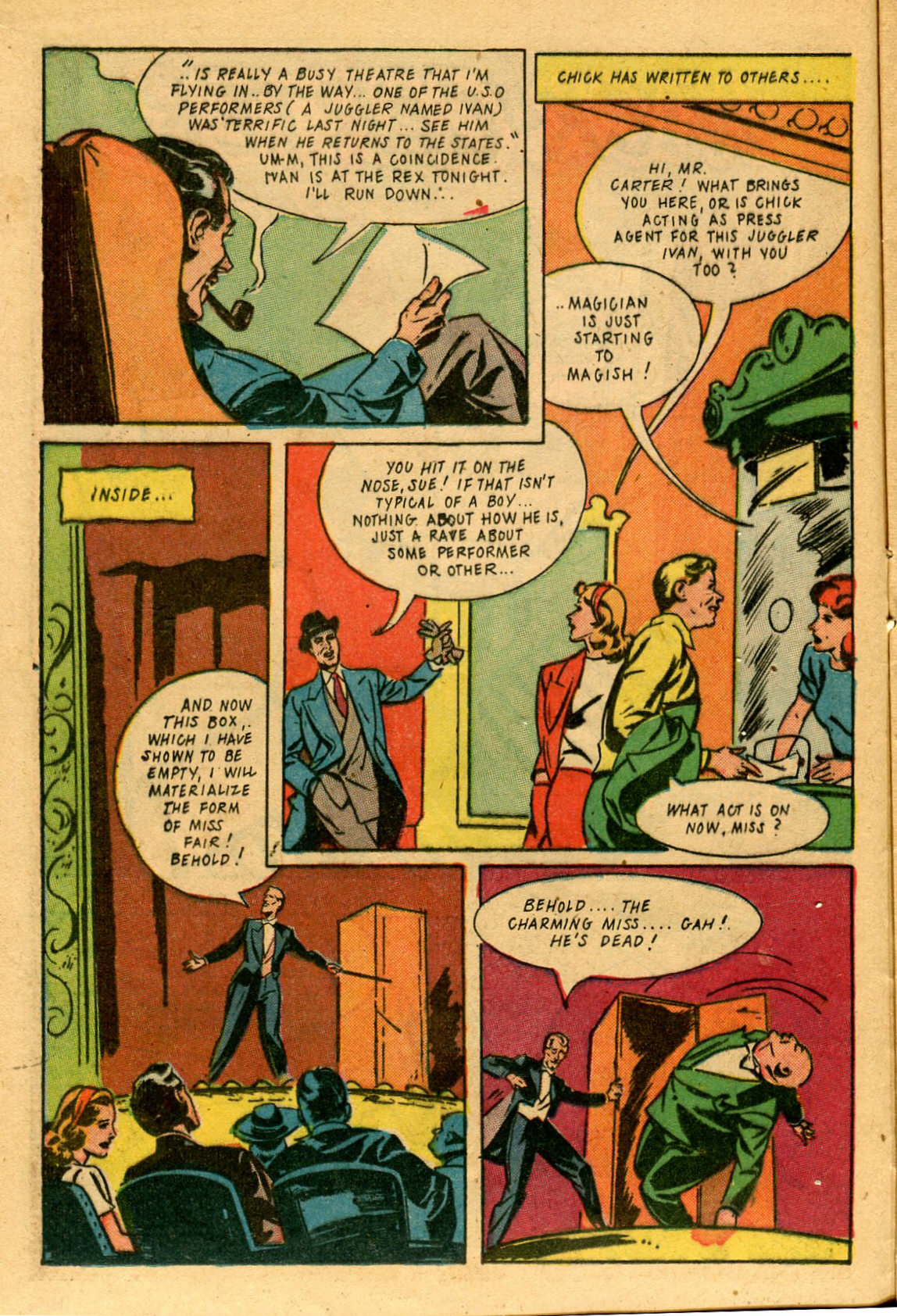 Read online Shadow Comics comic -  Issue #53 - 19