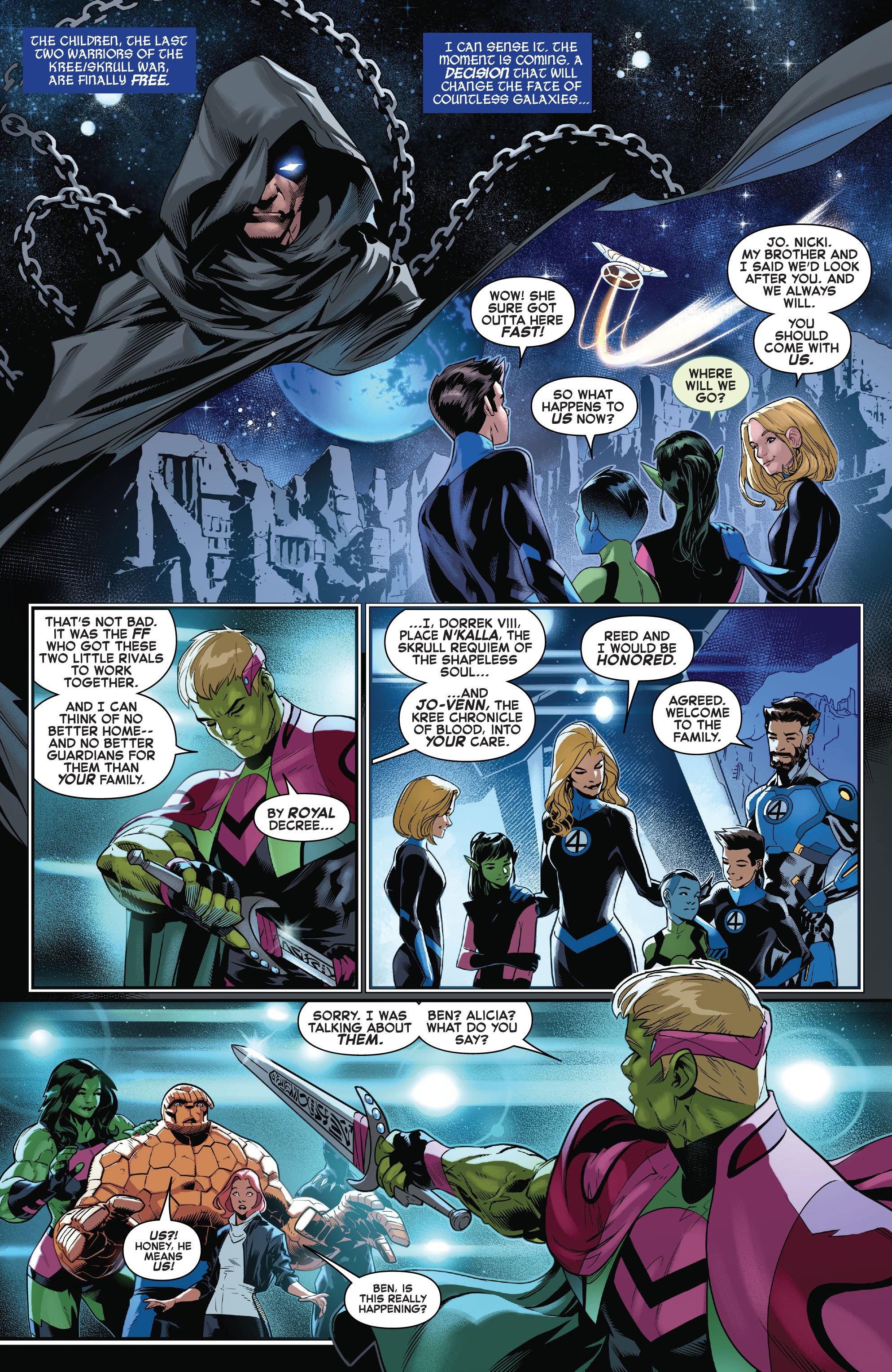 Read online Empyre: Fallout Fantastic Four comic -  Issue # Full - 17