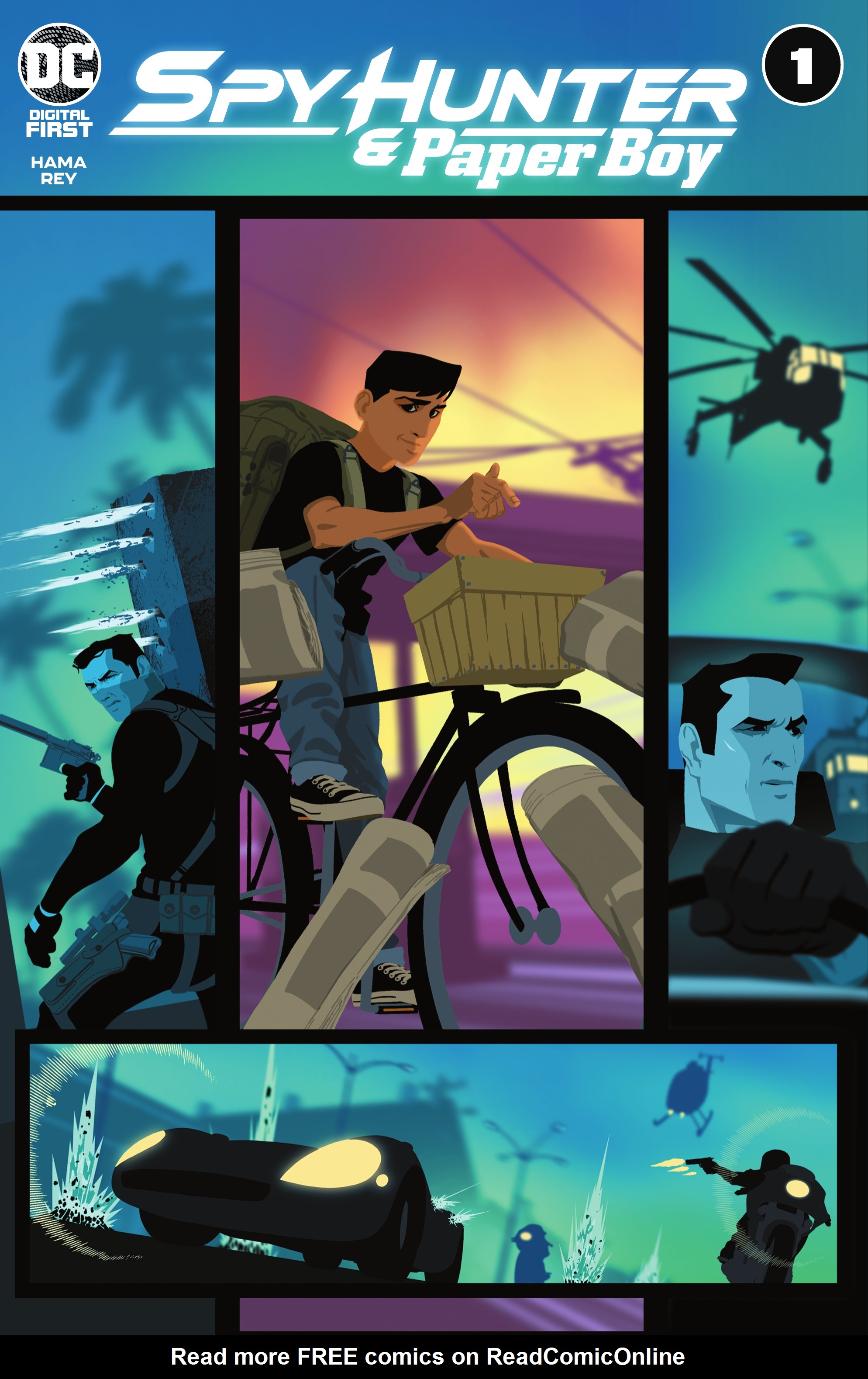 Read online Spy Hunter & Paper Boy comic -  Issue #1 - 1