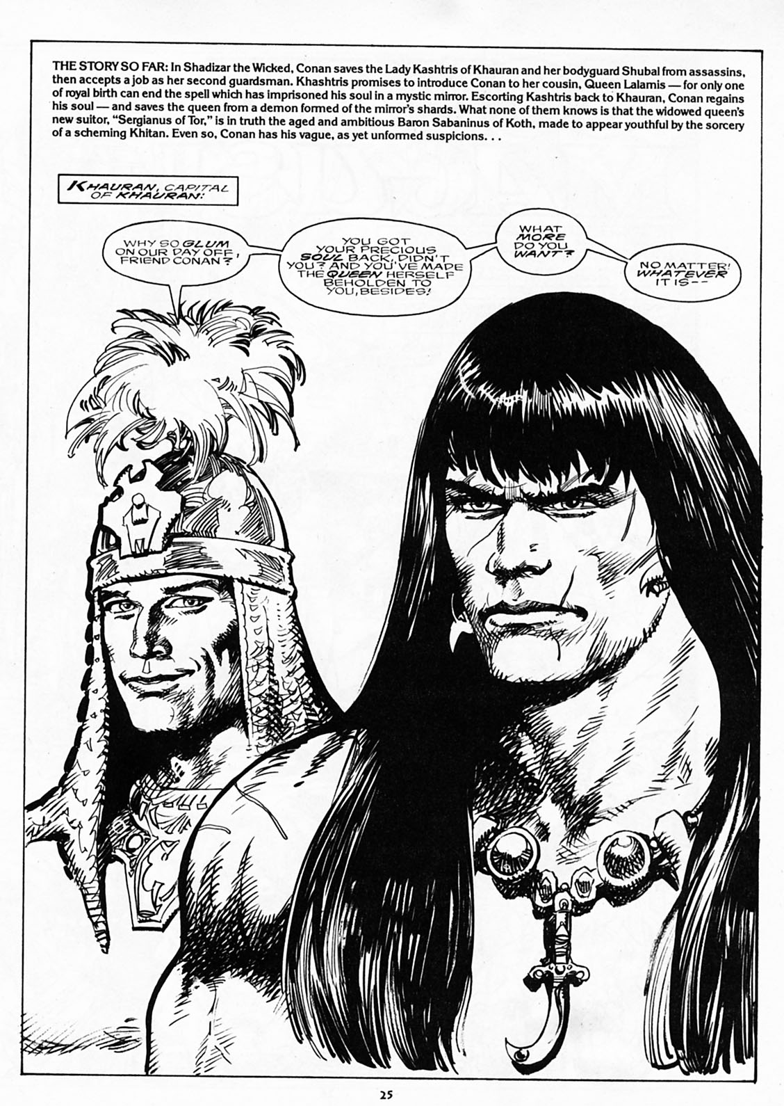 Read online The Savage Sword Of Conan comic -  Issue #218 - 24