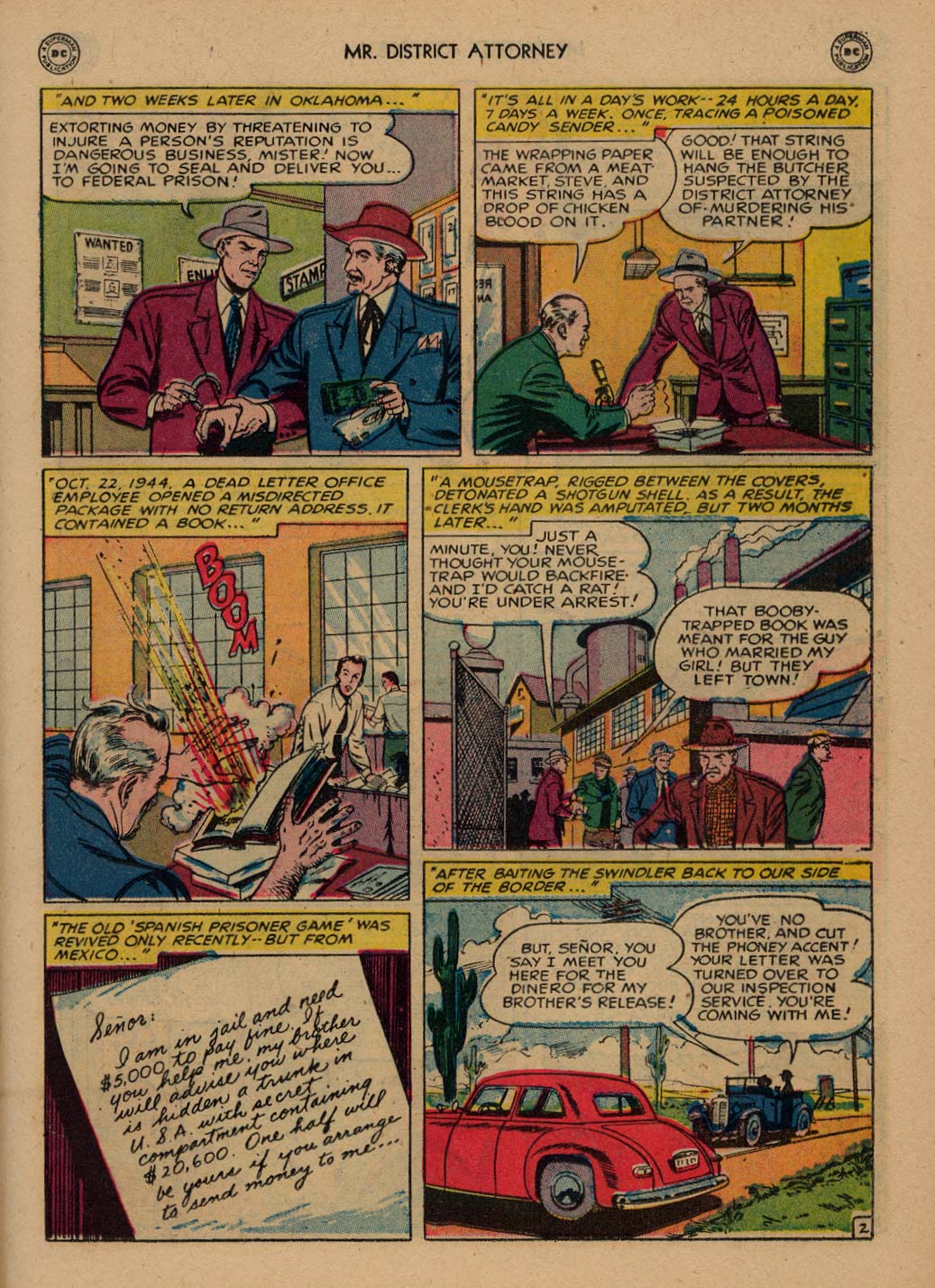 Read online Mr. District Attorney comic -  Issue #9 - 27