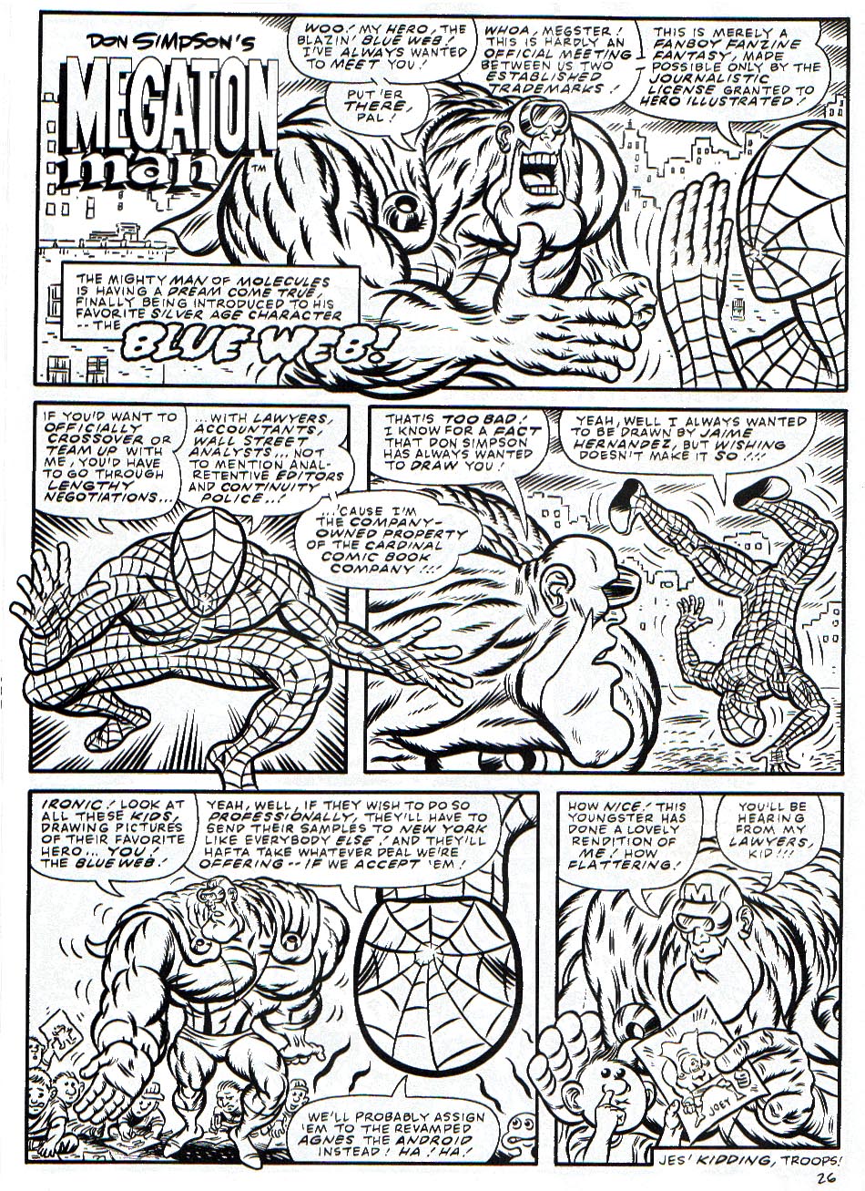 Read online Don Simpson's Bizarre Heroes comic -  Issue #5 - 28