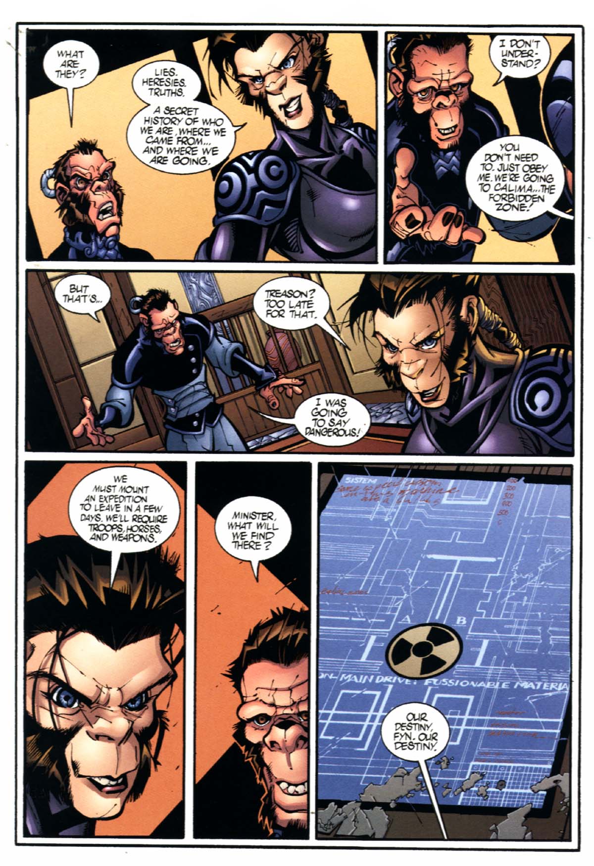 Read online Planet of the Apes: The Human War comic -  Issue #1 - 22