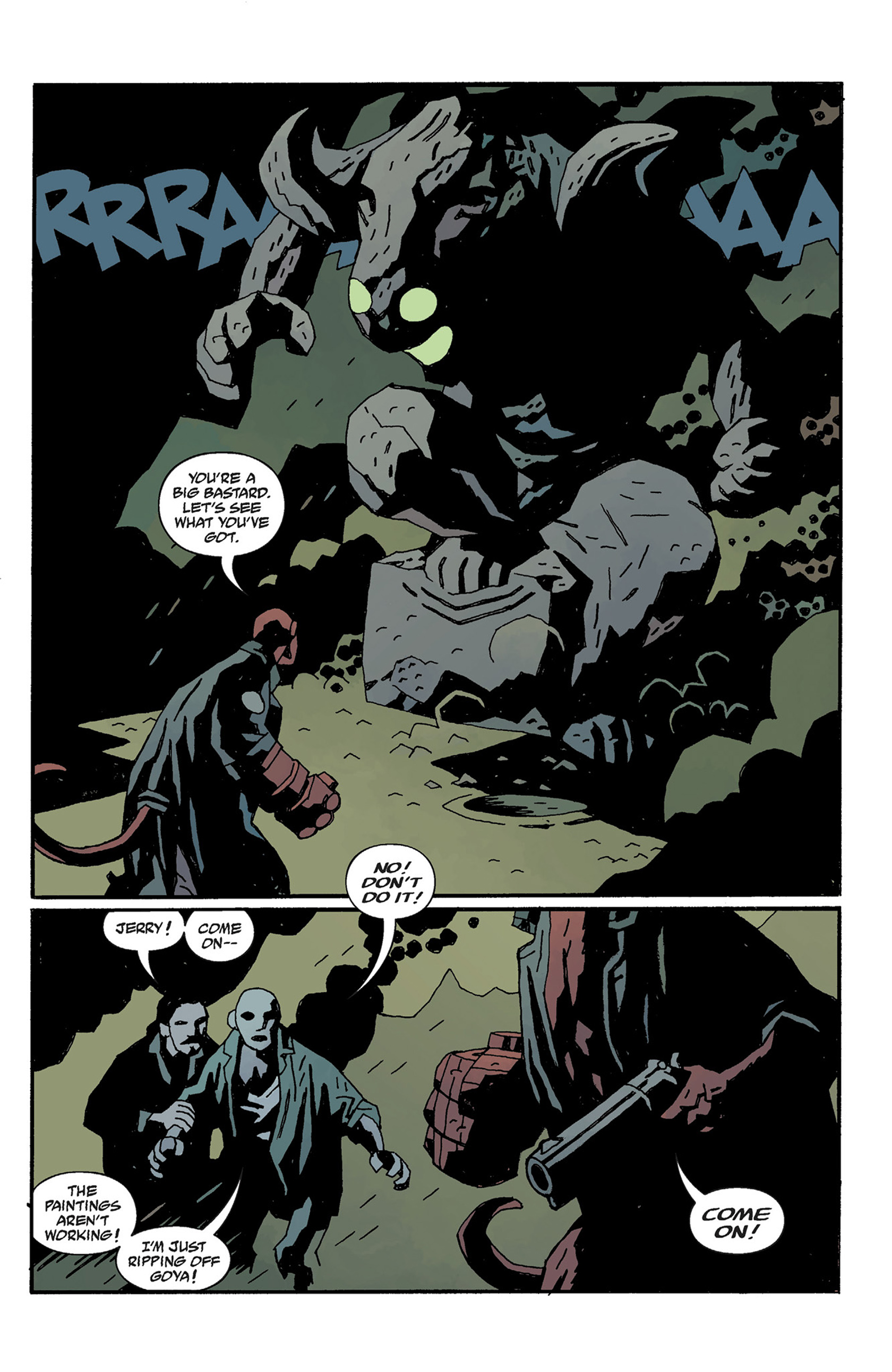 Read online Hellboy: The Crooked Man and Others comic -  Issue # TPB - 127