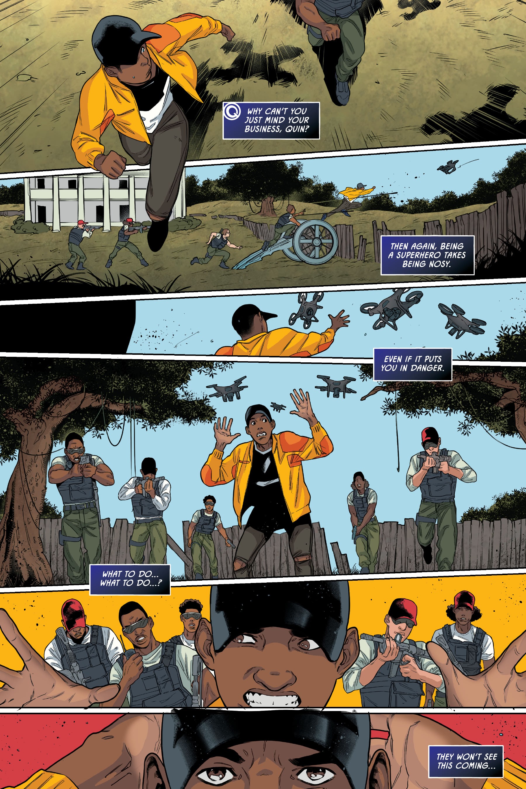 Read online Quincredible: The Hero Within comic -  Issue # TPB - 21
