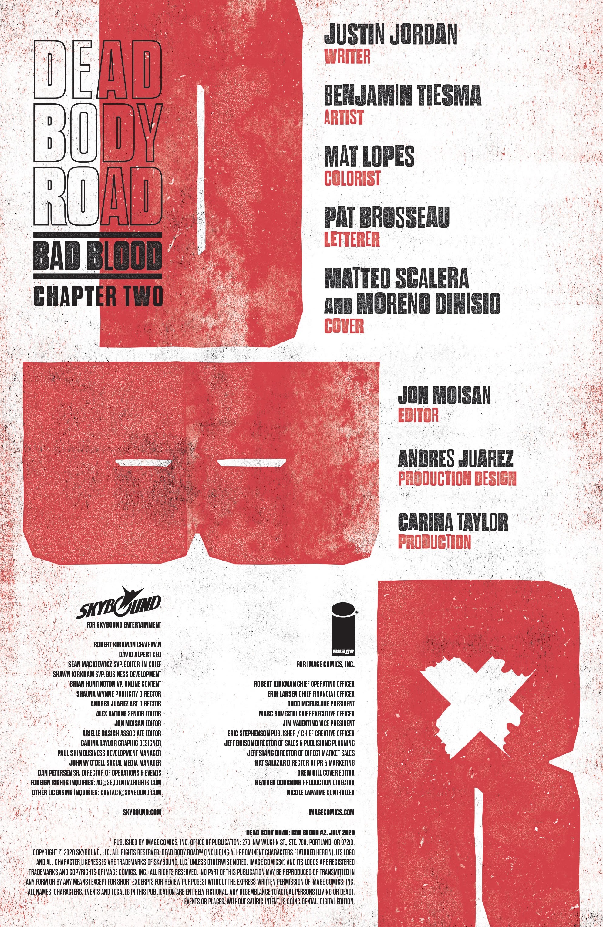 Read online Dead Body Road: Bad Blood comic -  Issue #2 - 2