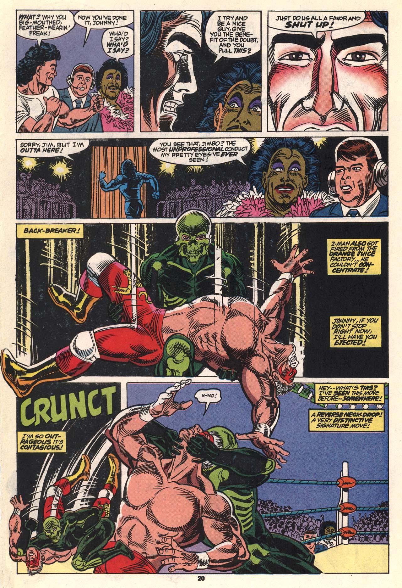 Read online WCW World Championship Wrestling comic -  Issue #4 - 21