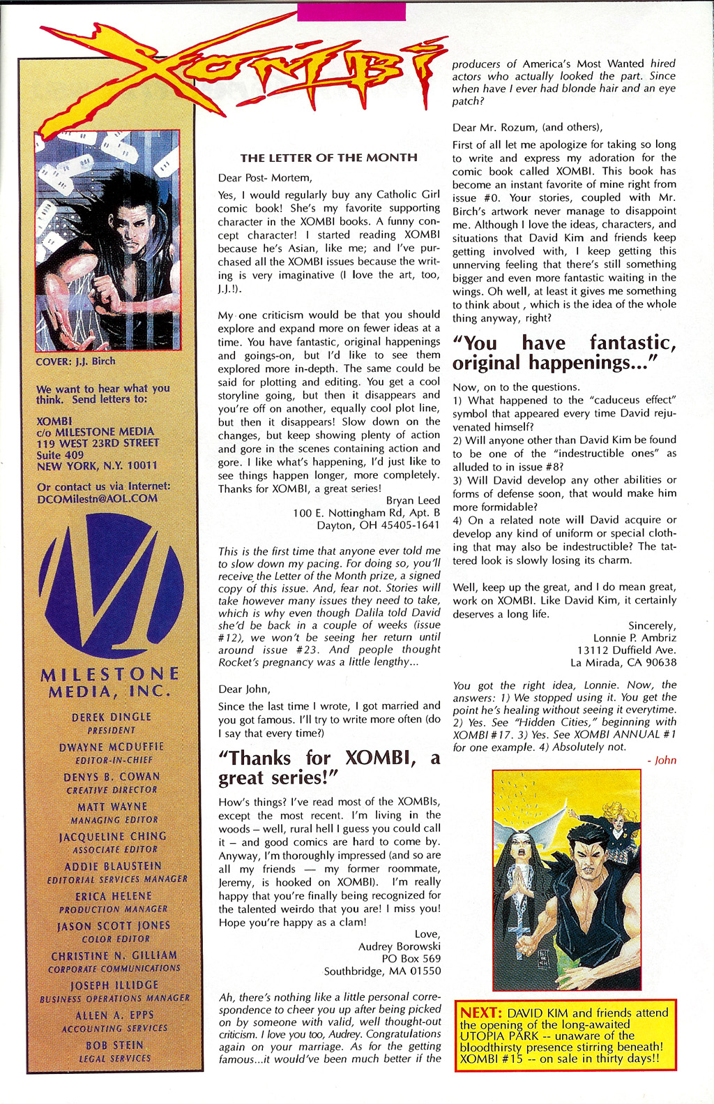 Read online Xombi (1994) comic -  Issue #14 - 31